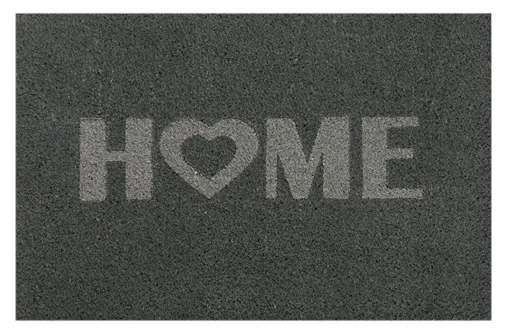 Fußmatte Home Heart Kokos grau, 40 x 60 cm