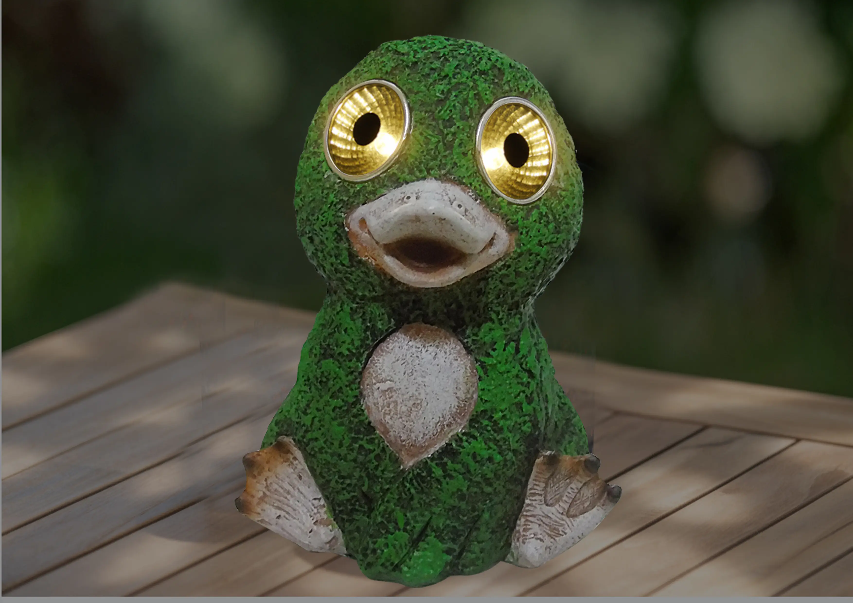 Dapo LED Solarleuchte Dekofigur Vögelchen warmweiß