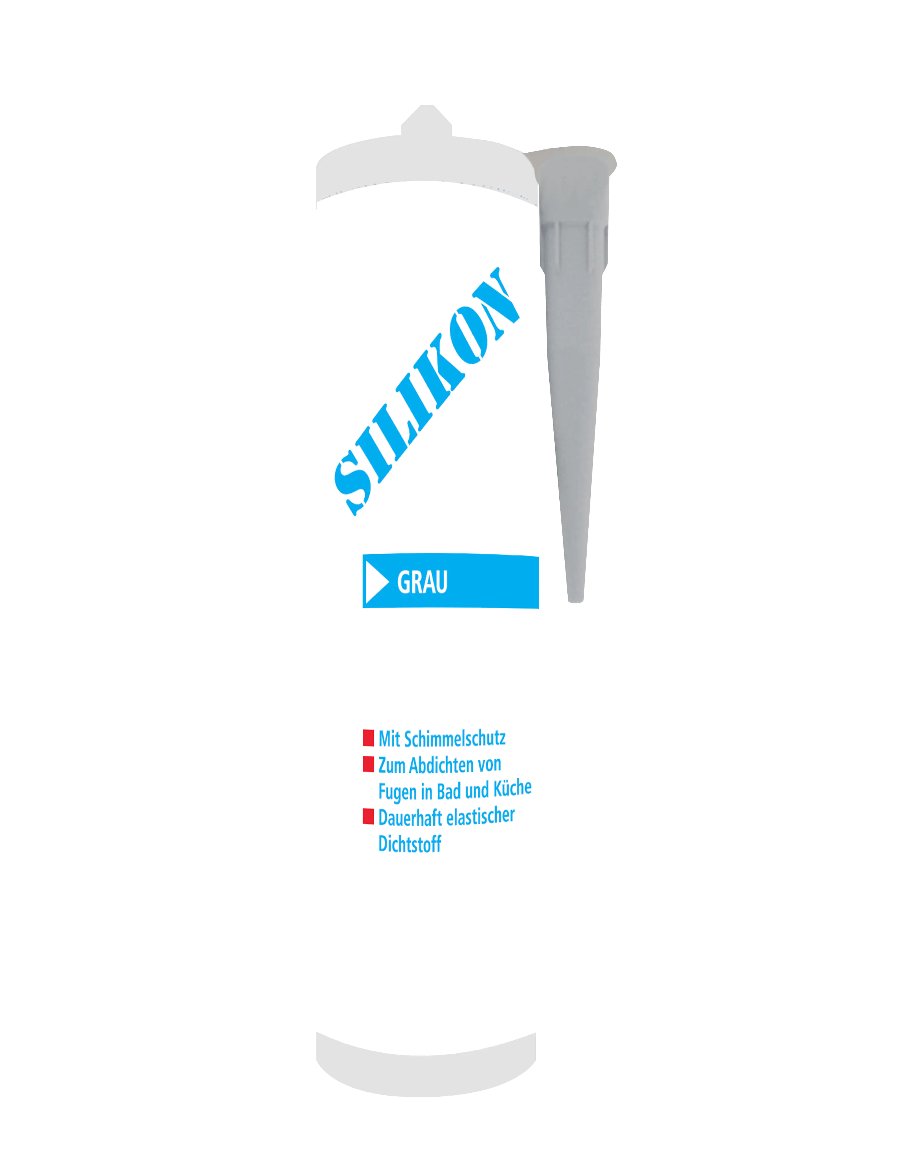 Silikon grau 280 ml 12 St. Kartonabnahme
