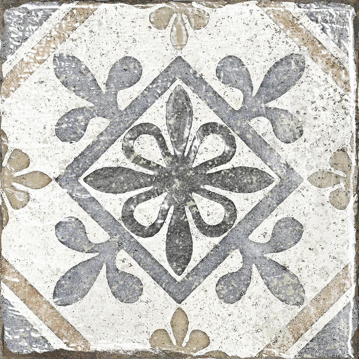 Bodenfliese Feinsteinzeug Marrakesh 20 x 20 cm blau-beige Bodenfliese Feinsteinzeug Marrakesh 20 x 20 cm blau-beige