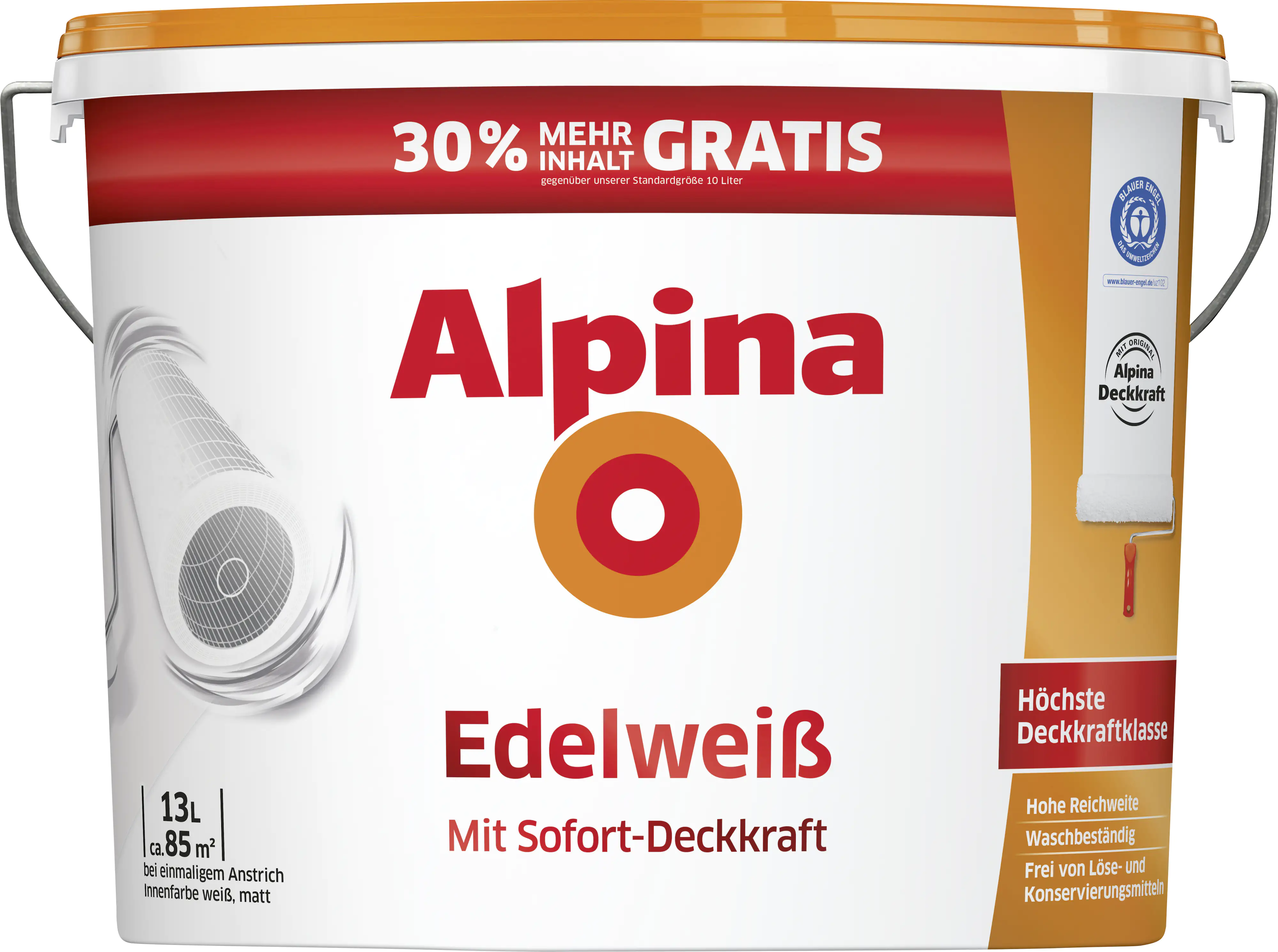 Alpina Wandfarbe Edelweiß 13 L Alpina Wandfarbe Edelweiß 13 L
