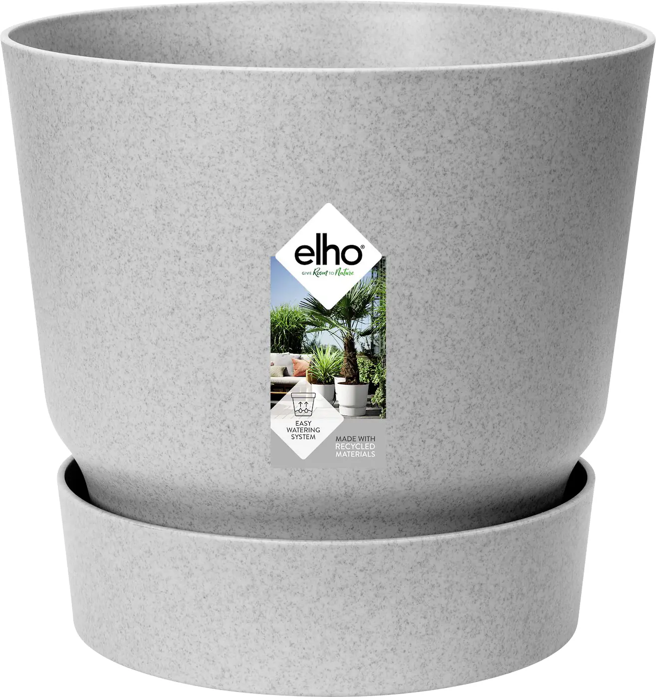 Elho Pflanztopf Greenville beton Ø 30 cm