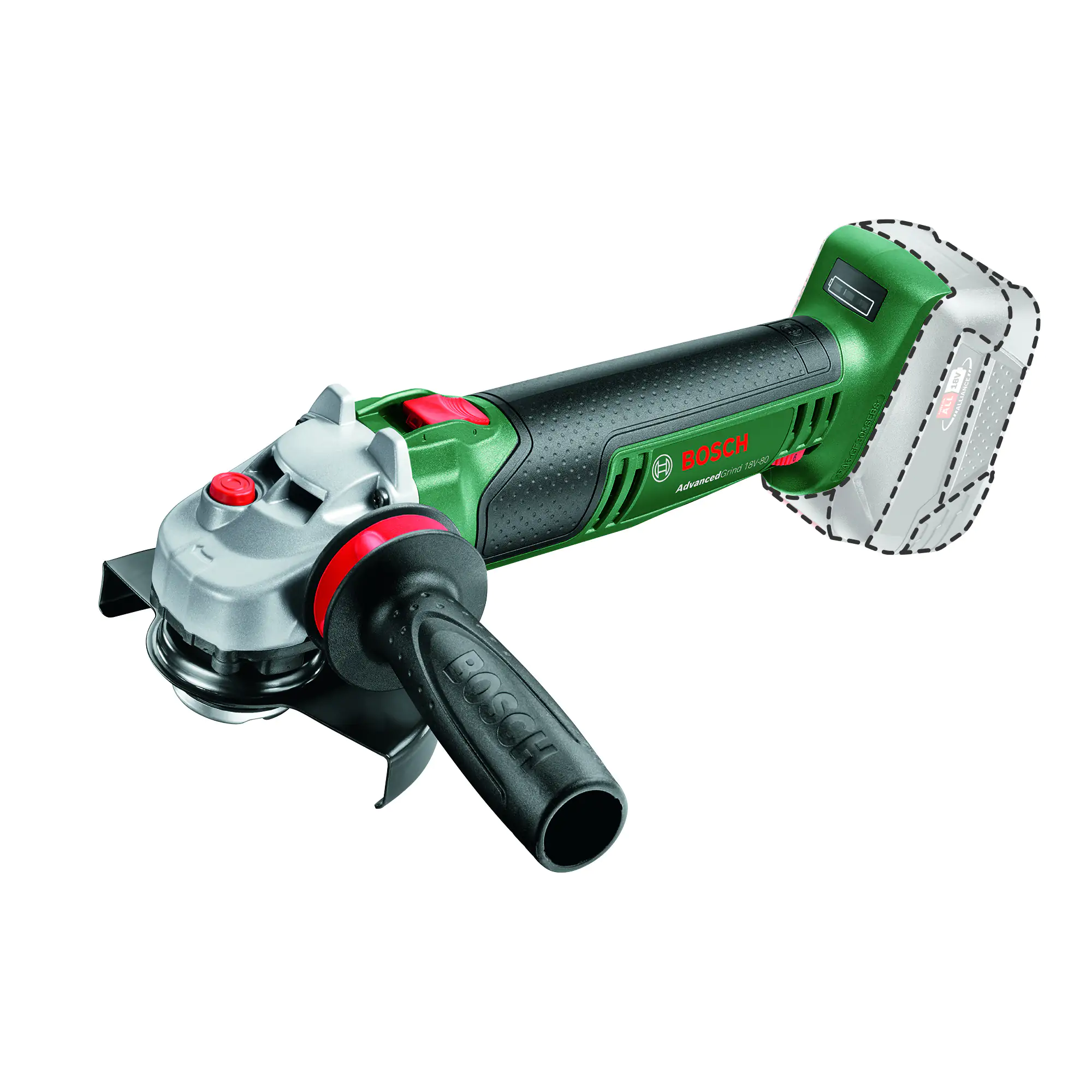 Bosch Akku-Winkelschleifer AdvancedGrind 18V-80 Ø 125 mm ohne Akku