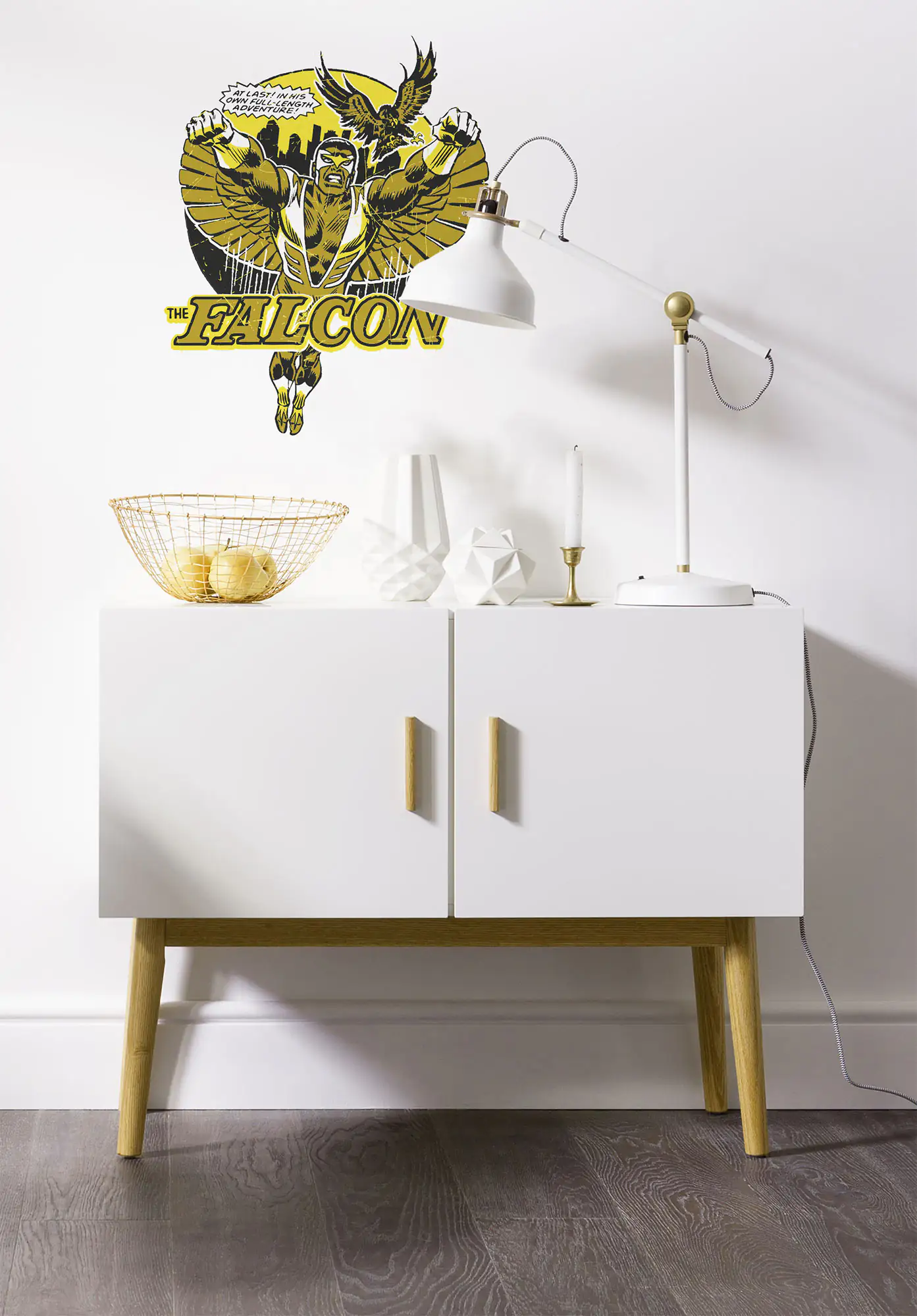 Komar Dekosticker Falcon Gold Classic 50 x 70 cm Komar Dekosticker Falcon Gold Classic 50 x 70 cm