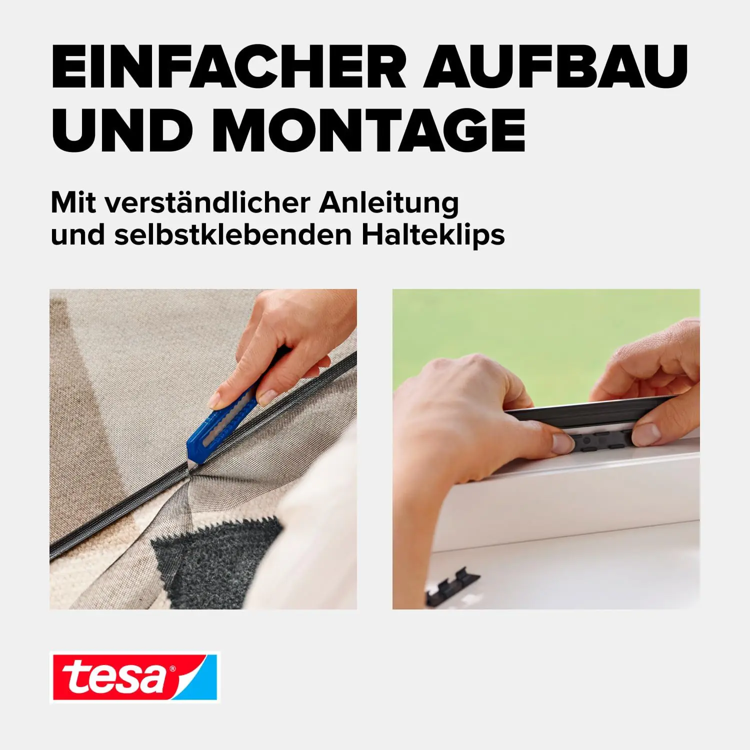 Tesa Insektenschutz Anklipsrahmen für Fenster 120 x 240 cm Tesa Insektenschutz Anklipsrahmen für Fenster 120 x 240 cm