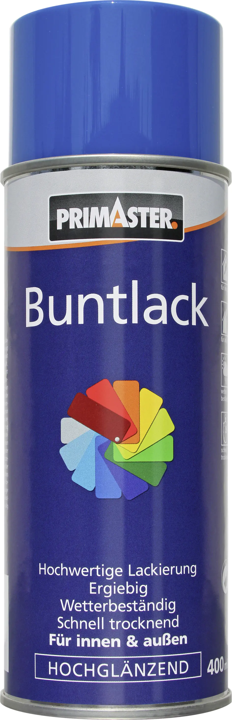 Primaster Lackspray 400 ml enzianblau hochglänzend