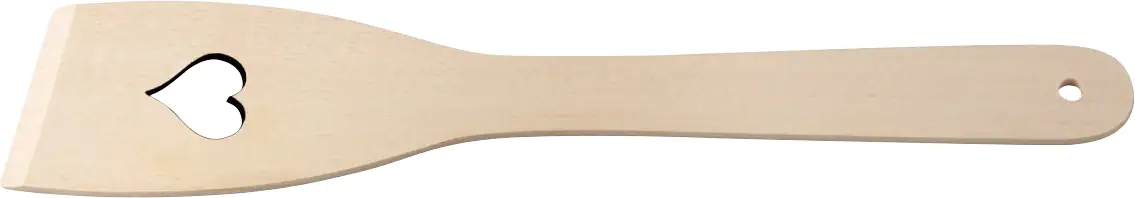 Fackelmann Pfannenwender Herz 30 cm, Buche