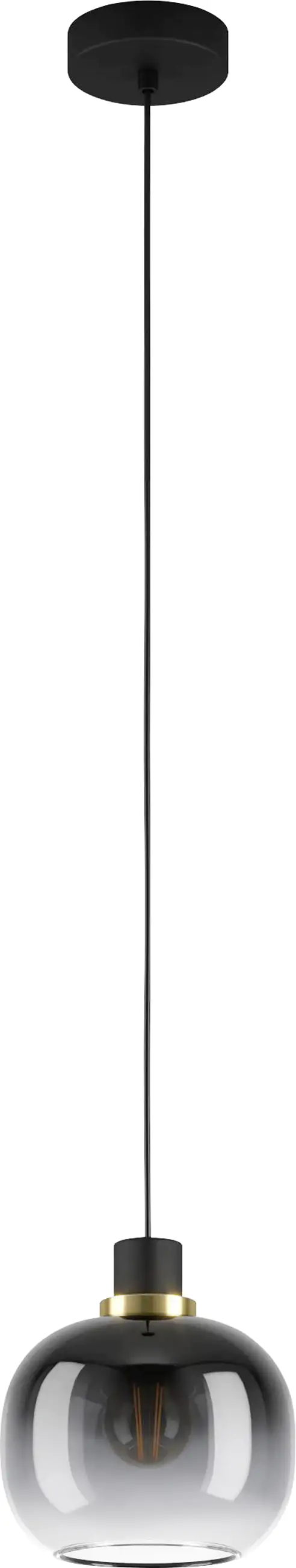 Eglo Hängeleuchte  Oilella schwarz-messing Ø 19 cm