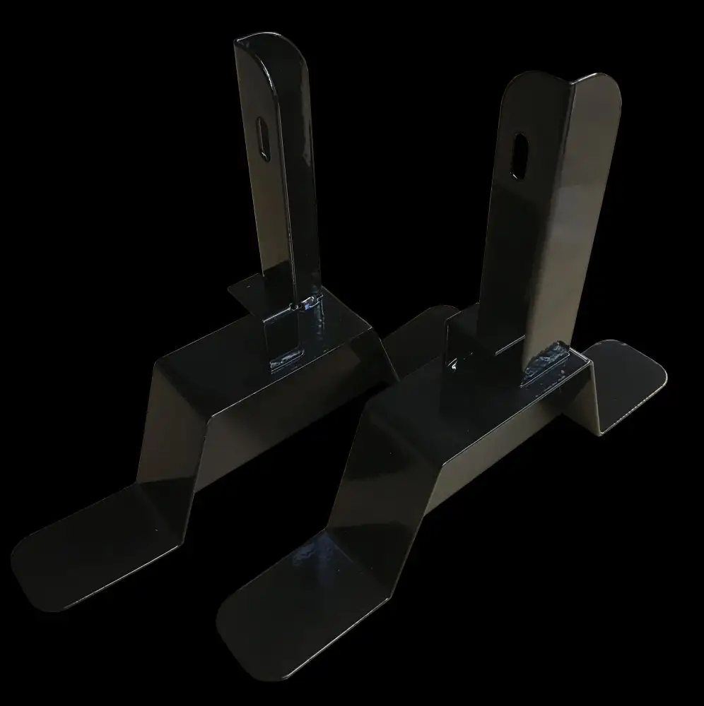 Bella Jolly Standfuß Infrarot Heizkörper (1 Paar) hellgrau