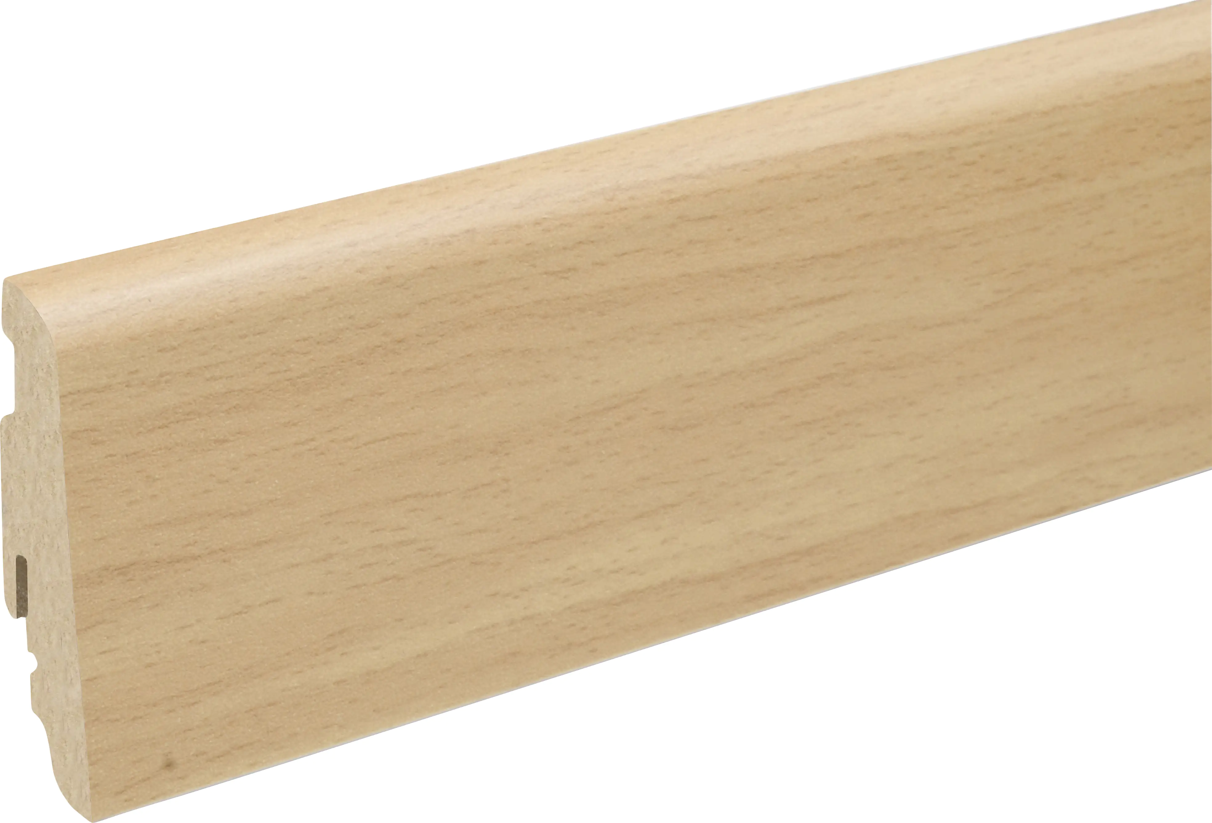 Neuhofer Fußleiste 240 cm 58 x 19 mm Buche Royal SB Neuhofer Fußleiste 240 cm 58 x 19 mm Buche Royal SB