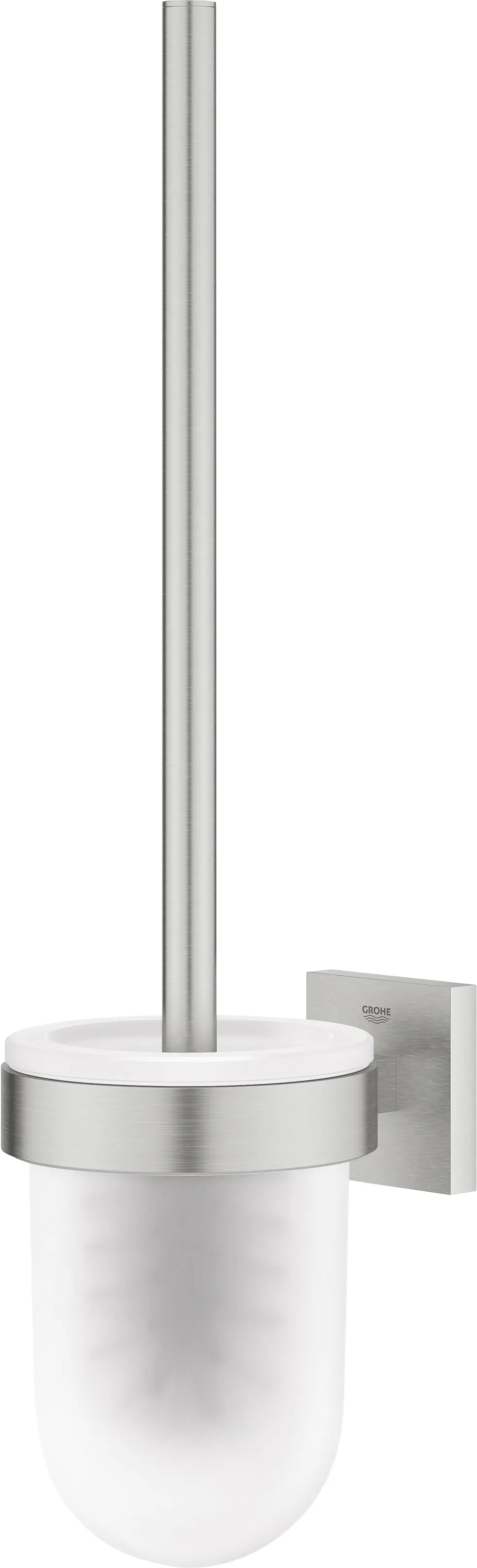 Grohe Start Cube Toilettenbürstengarnitur supersteel klebbar
