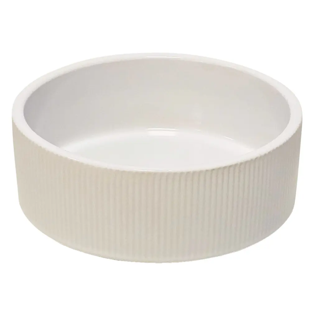 Nobby Keramiknapf Rilla weiß 650 ml Nobby Keramiknapf Rilla weiß 650 ml