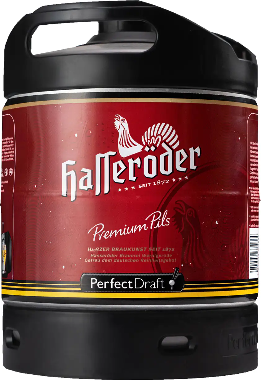 Hasseröder Bier 1x 6 l Fass für Perfect Draft Bierzapfanlage Hasseröder Bier 1x 6 l Fass für Perfect Draft Bierzapfanlage