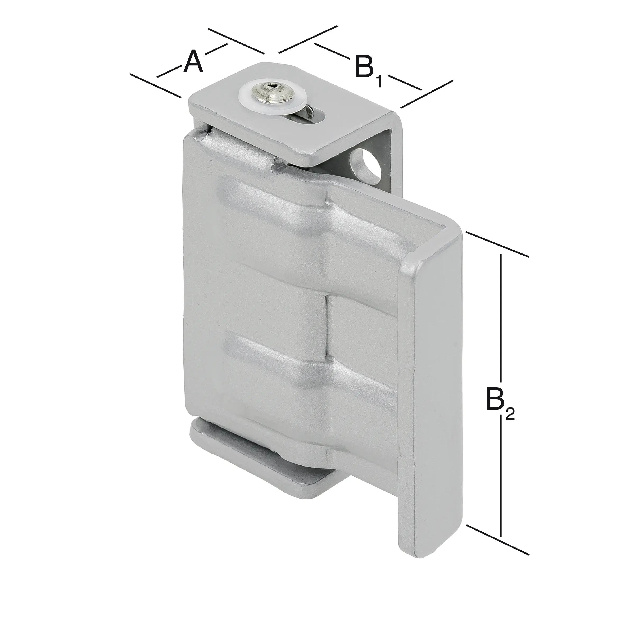 Vormann Fenster- und Türsicherungen aluweiß 16-25 x 24/62 mm