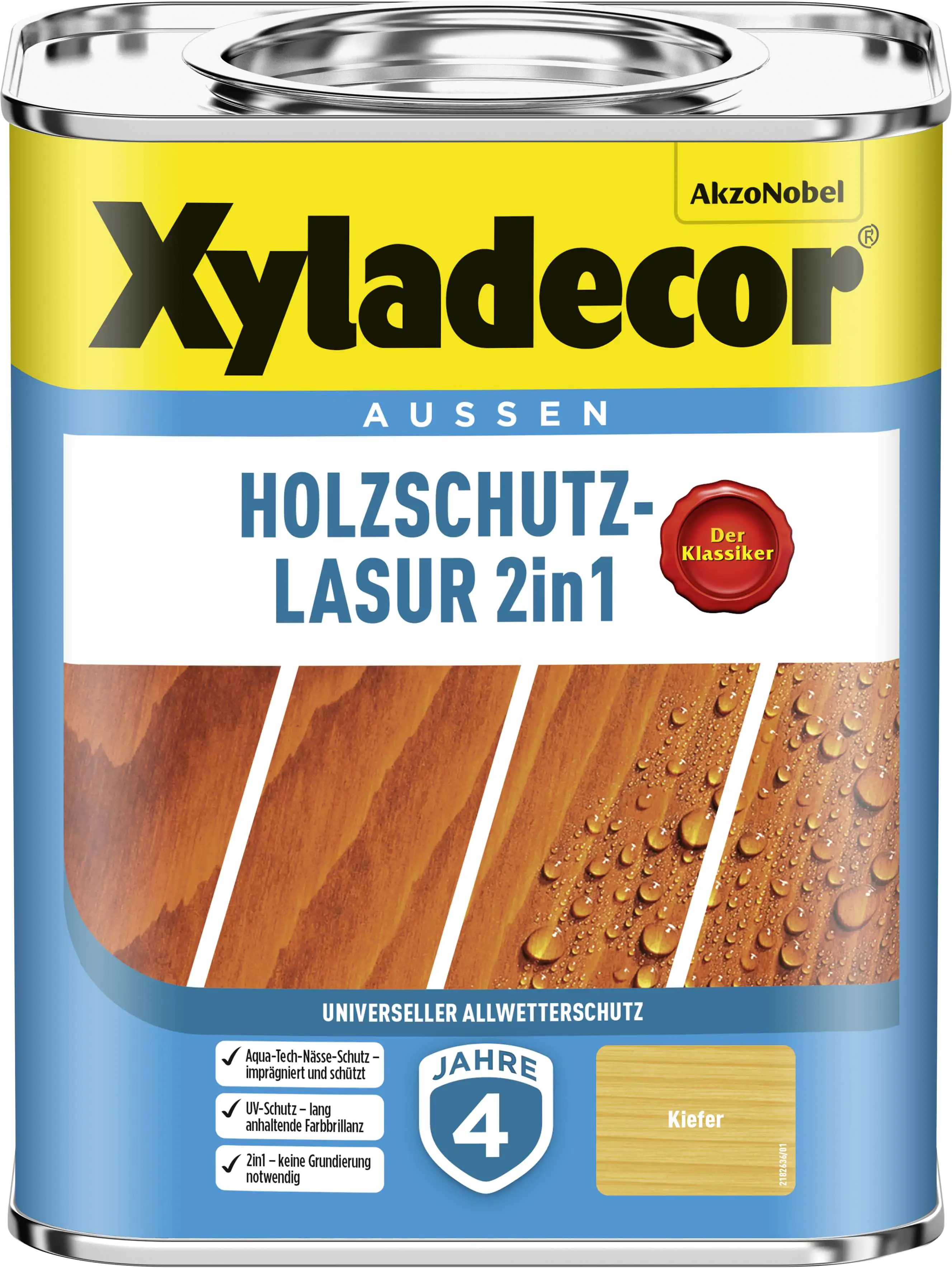Xyladecor Holzschutzlasur 750 ml kiefer 2in1 Xyladecor Holzschutzlasur 750 ml kiefer 2in1