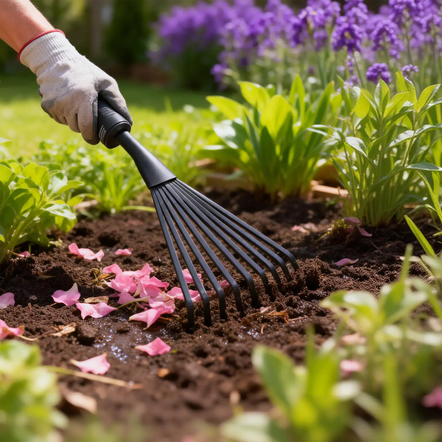 Primaster Handrechen 9 Zinken 41 cm