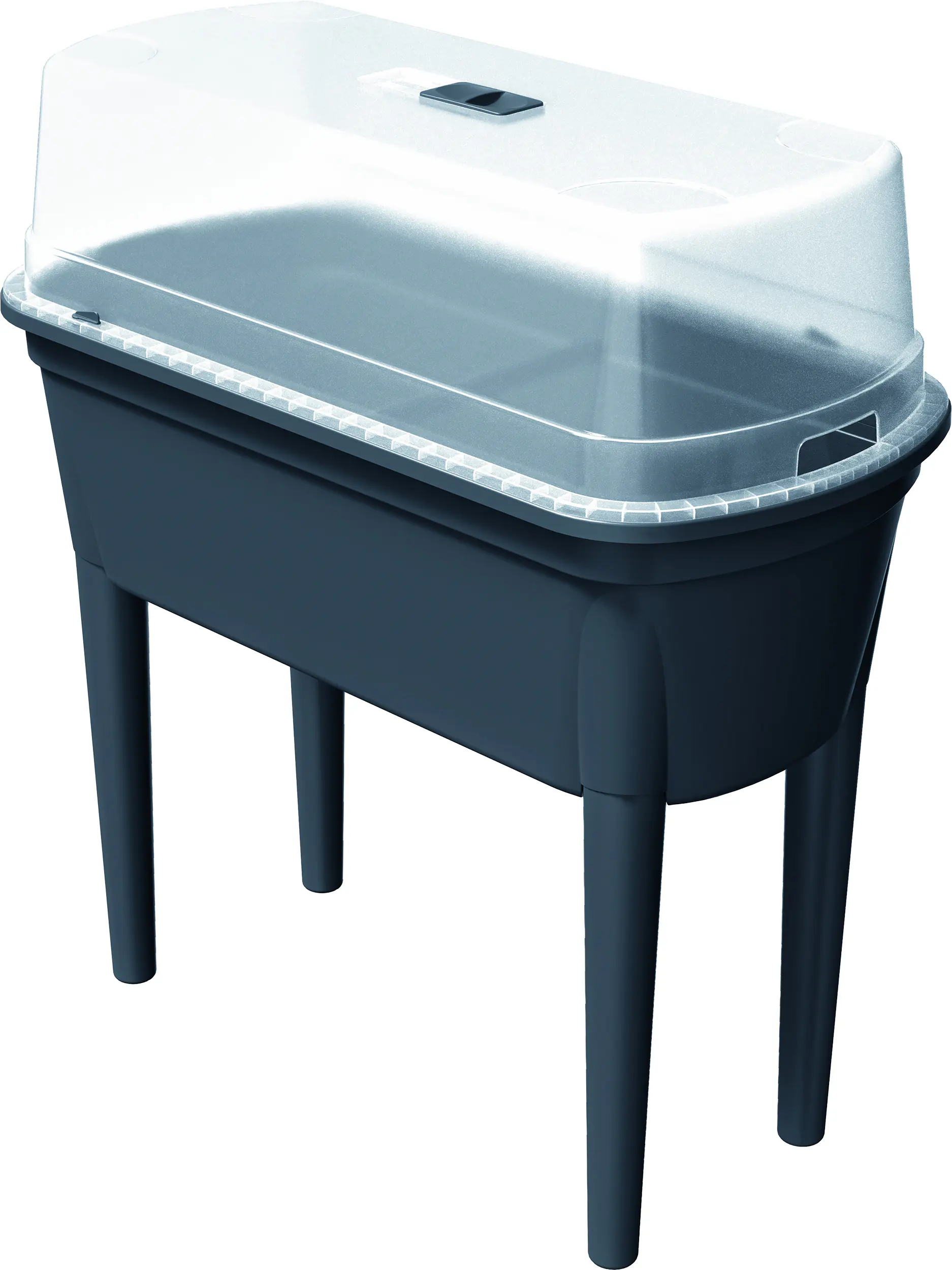 Prosperplast Anzuchttisch Set Bloomo Kunststoff 77,5 x 38 cm anthrazit