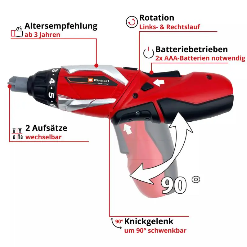 Einhell Kids Kinder-Mini Akkuschrauber