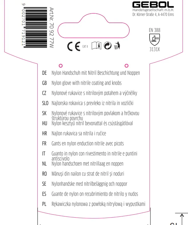 Gebol Handschuh Multi Flex Winter Lite