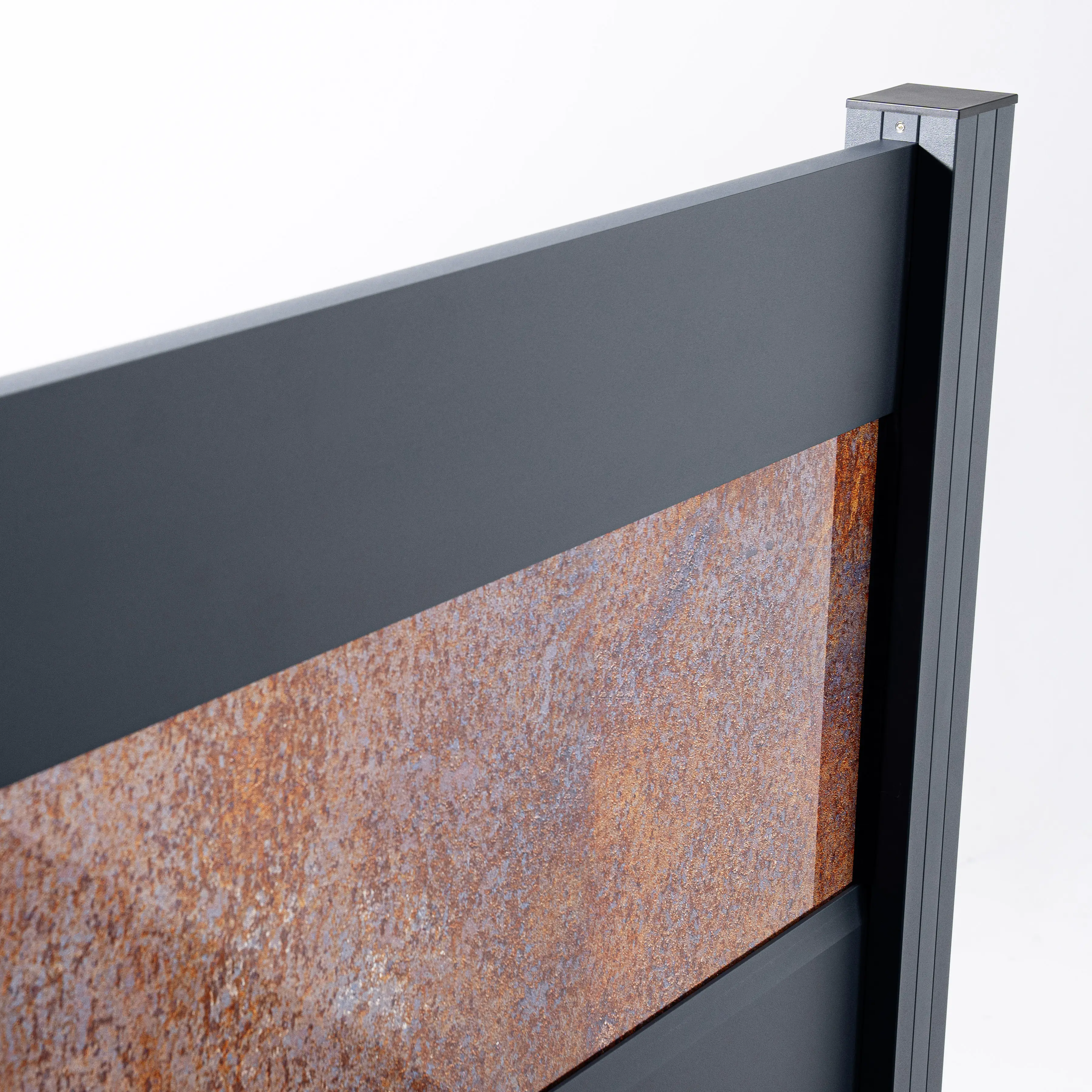 Ambiente Alu-Zaun Grundset Paneel 150 anthrazit 187 x 124,2 cm  