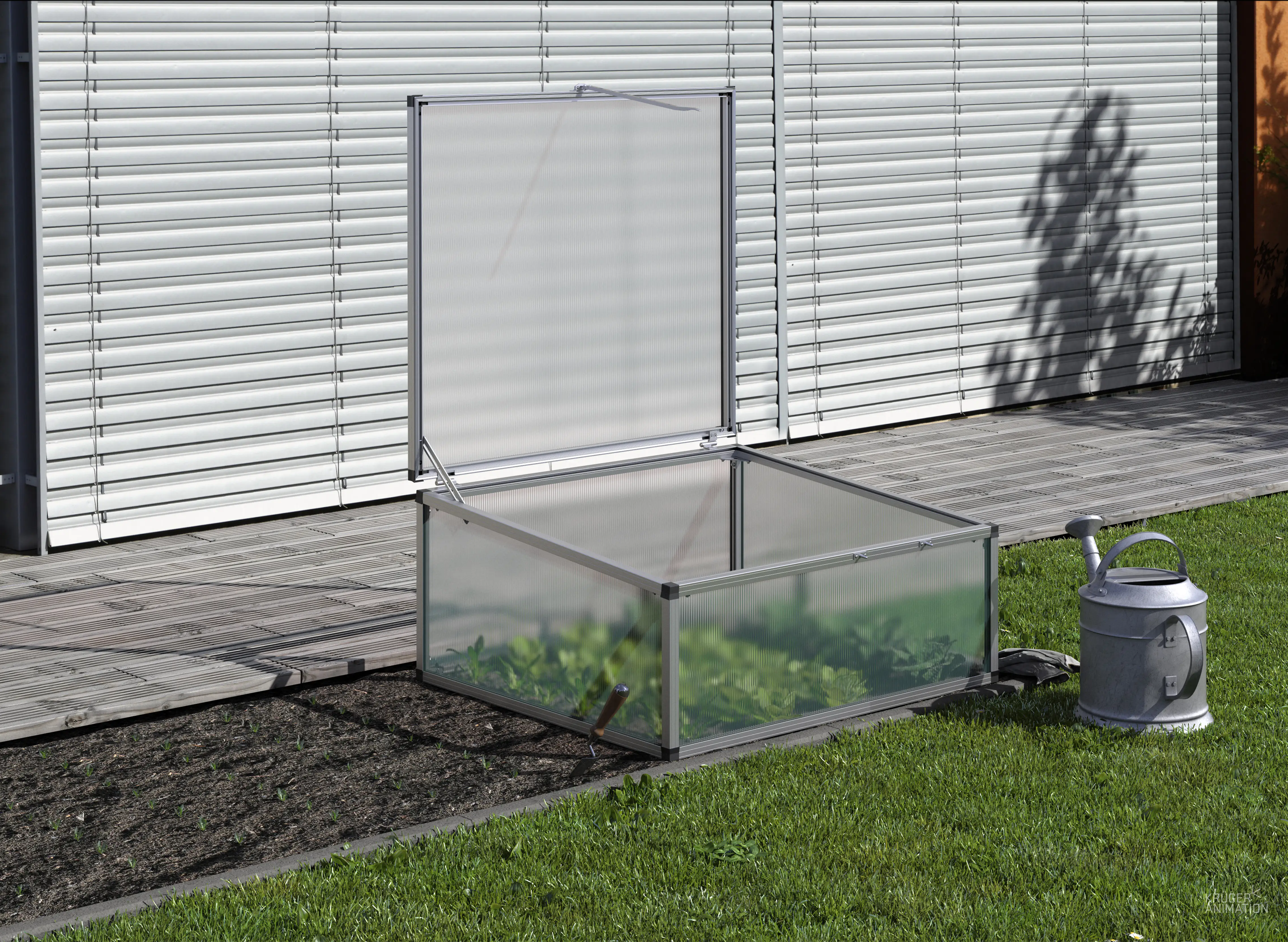 4260120342817_3 KGT Frühbeet 100 103 x 91 x 46 cm, pressblank