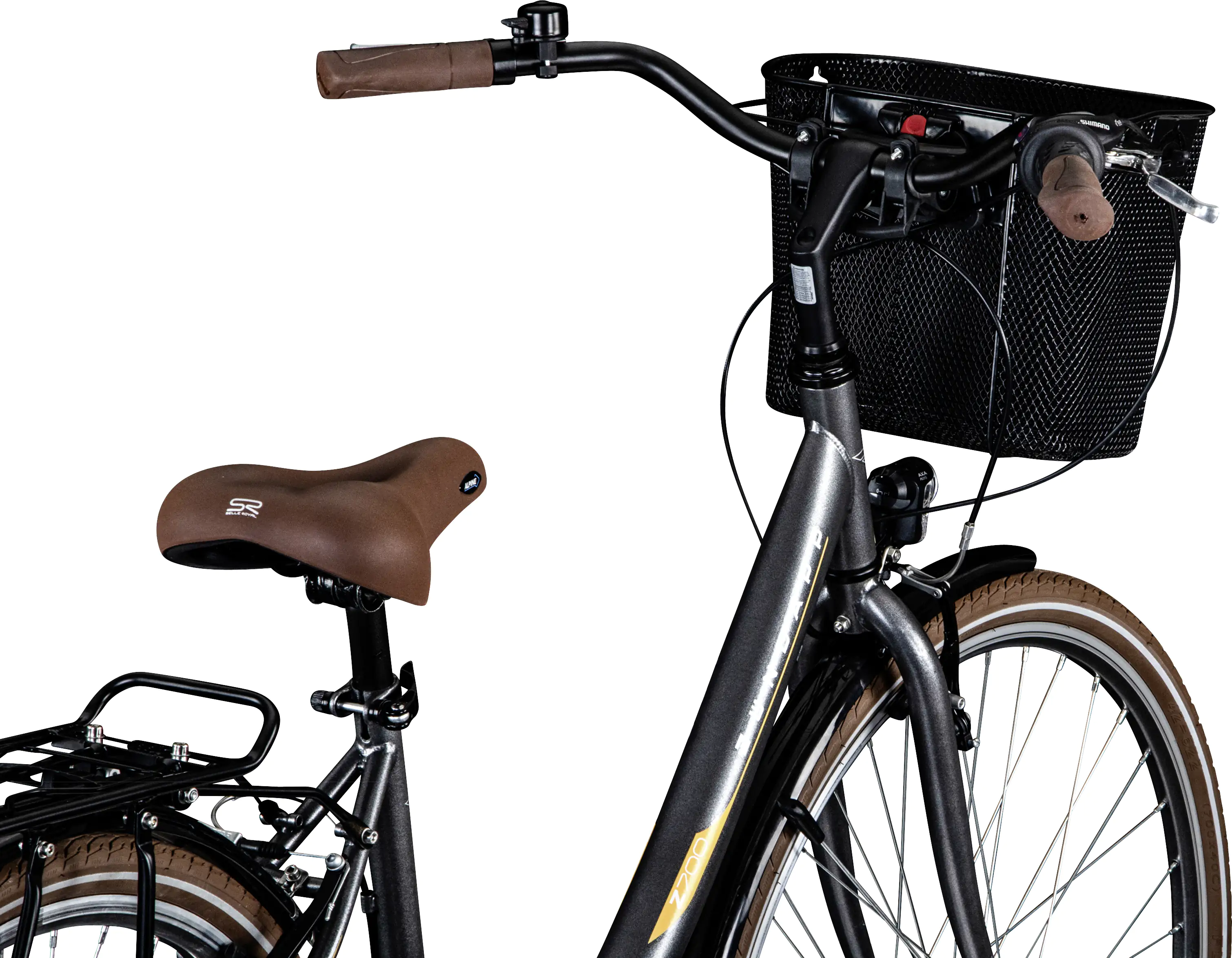 Zündapp Cityrad Z700 700c Damen 28 Zoll RH 46cm 6-Gang grau braun silber