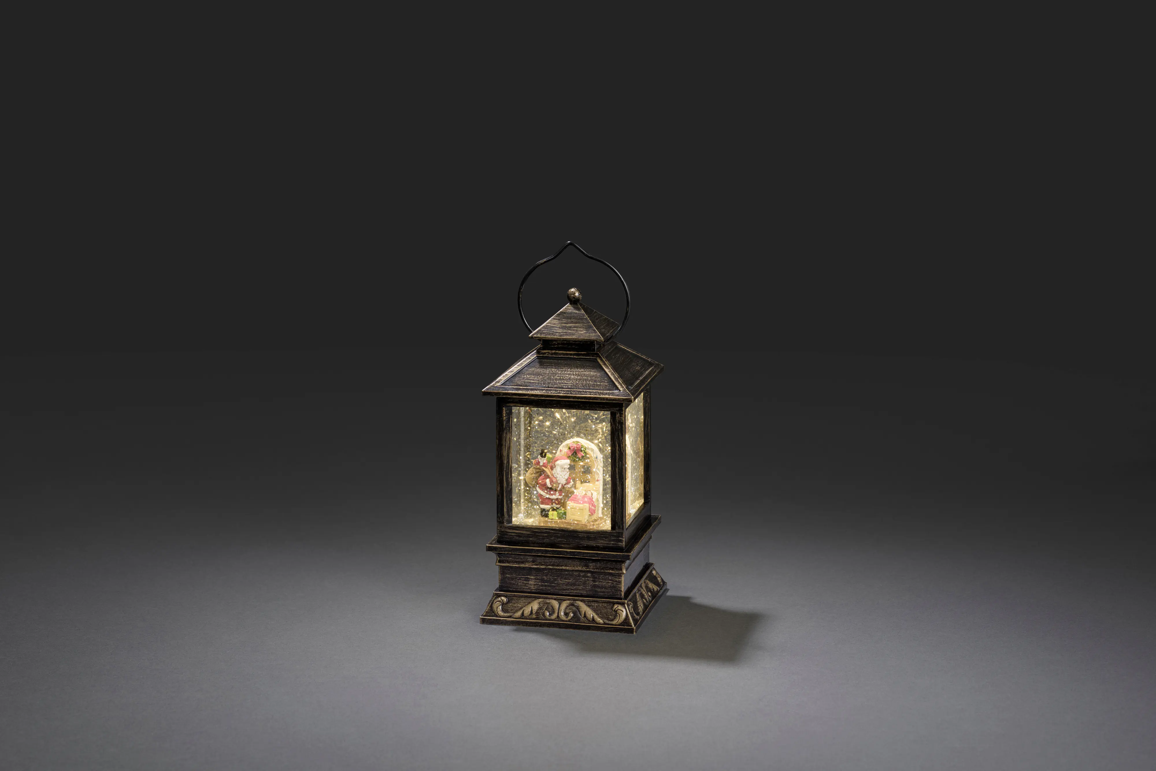 Konstsmide LED Wasserlaterne Weihnachtsmann und Kinder braun wassergefüllt Konstsmide LED Wasserlaterne Weihnachtsmann und Kinder braun wassergefüllt