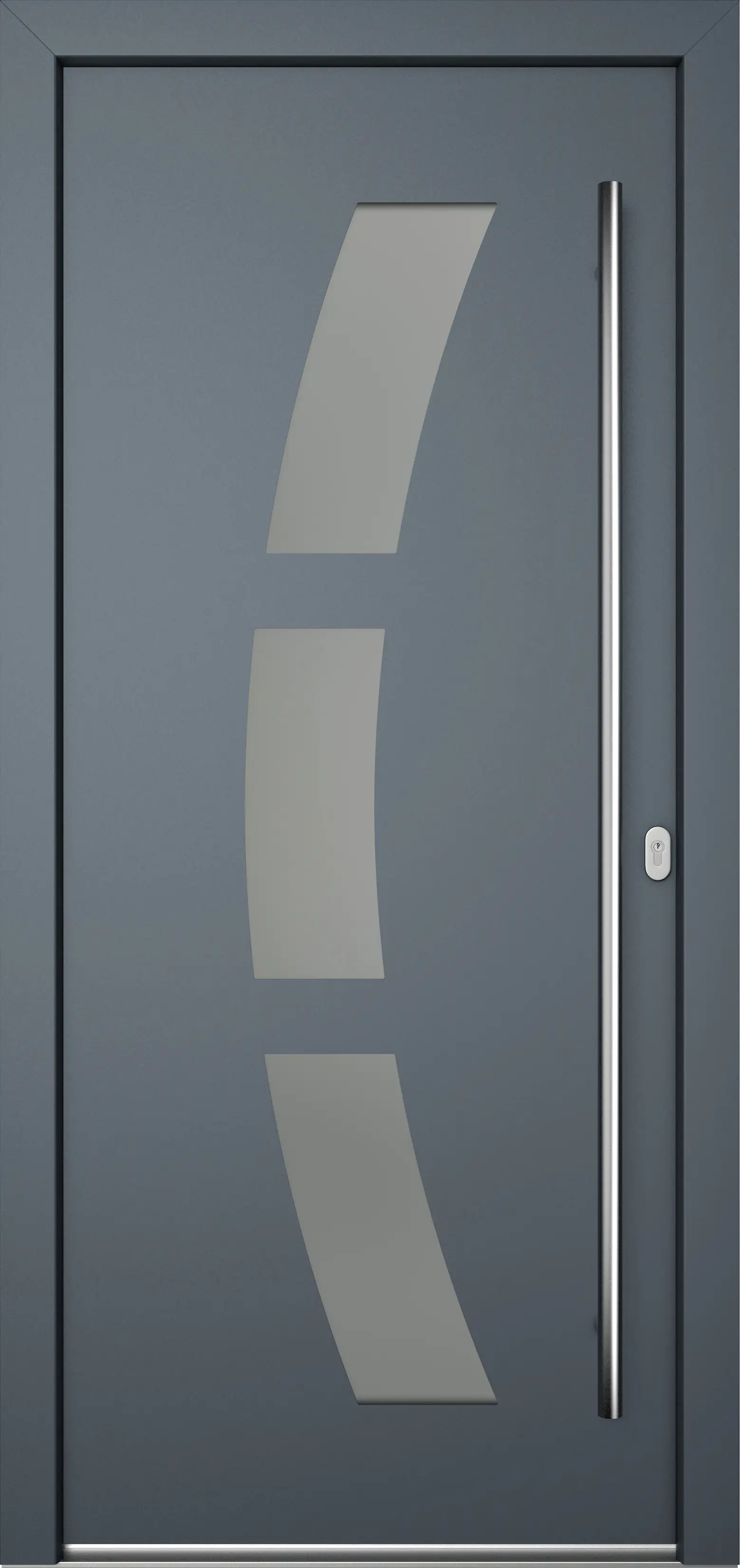 Meeth Haustür Genius PVC Modell 103 DIN Rechts weiß/titan Meeth Haustür Genius PVC Modell 103 DIN Rechts weiß/titan