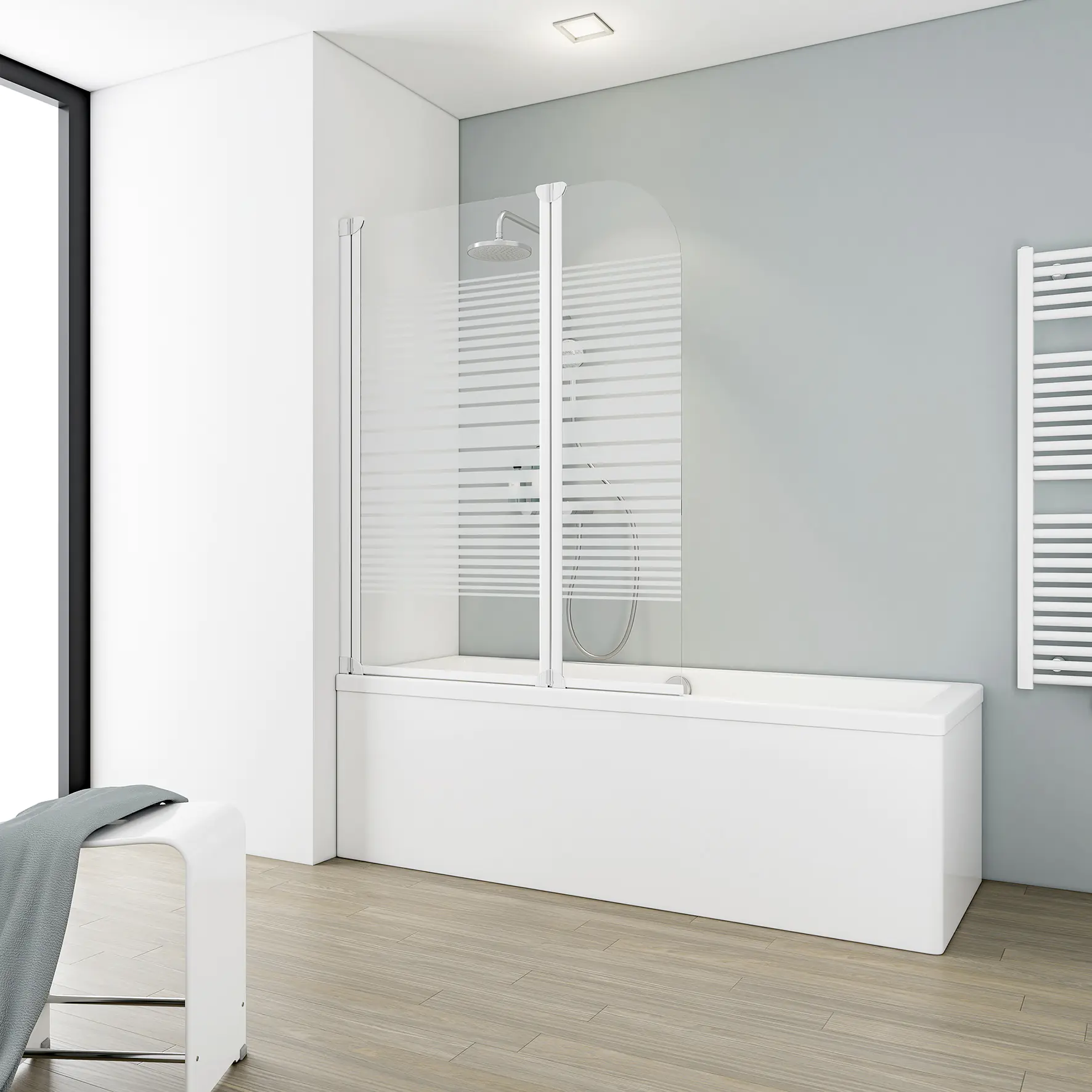 Schulte Badewannenaufsatz P1653 2-tlg. 114 x 140 cm