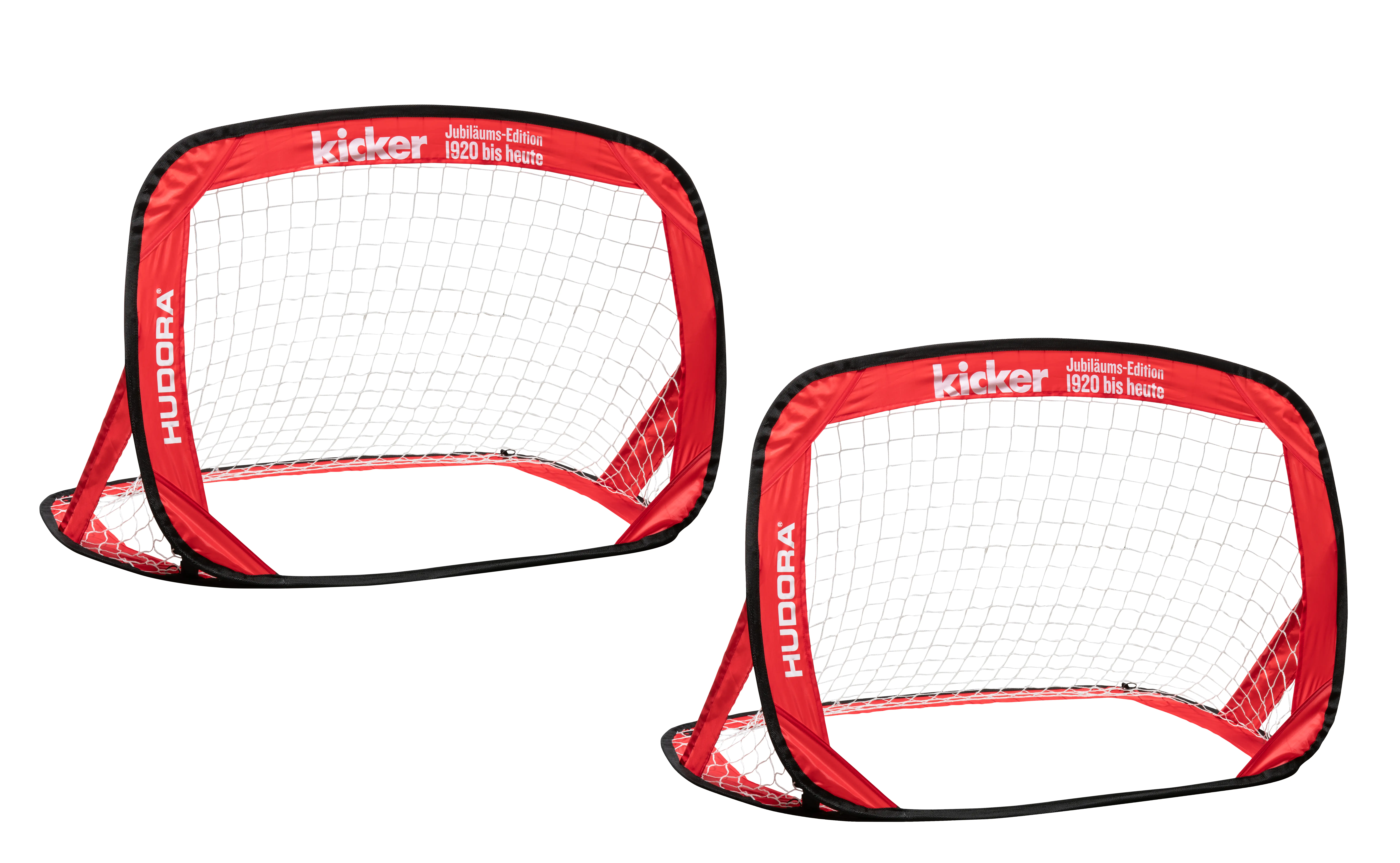 4005998853931 Pop Up Fußballtor "kicker Edition" 2er Set Maße: ca. 120 x 80 x 80 cm