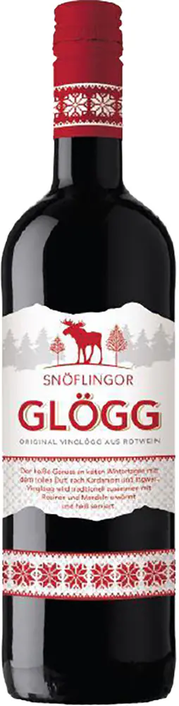 Glögg Glühwein Snöflingor rot 0,75 l