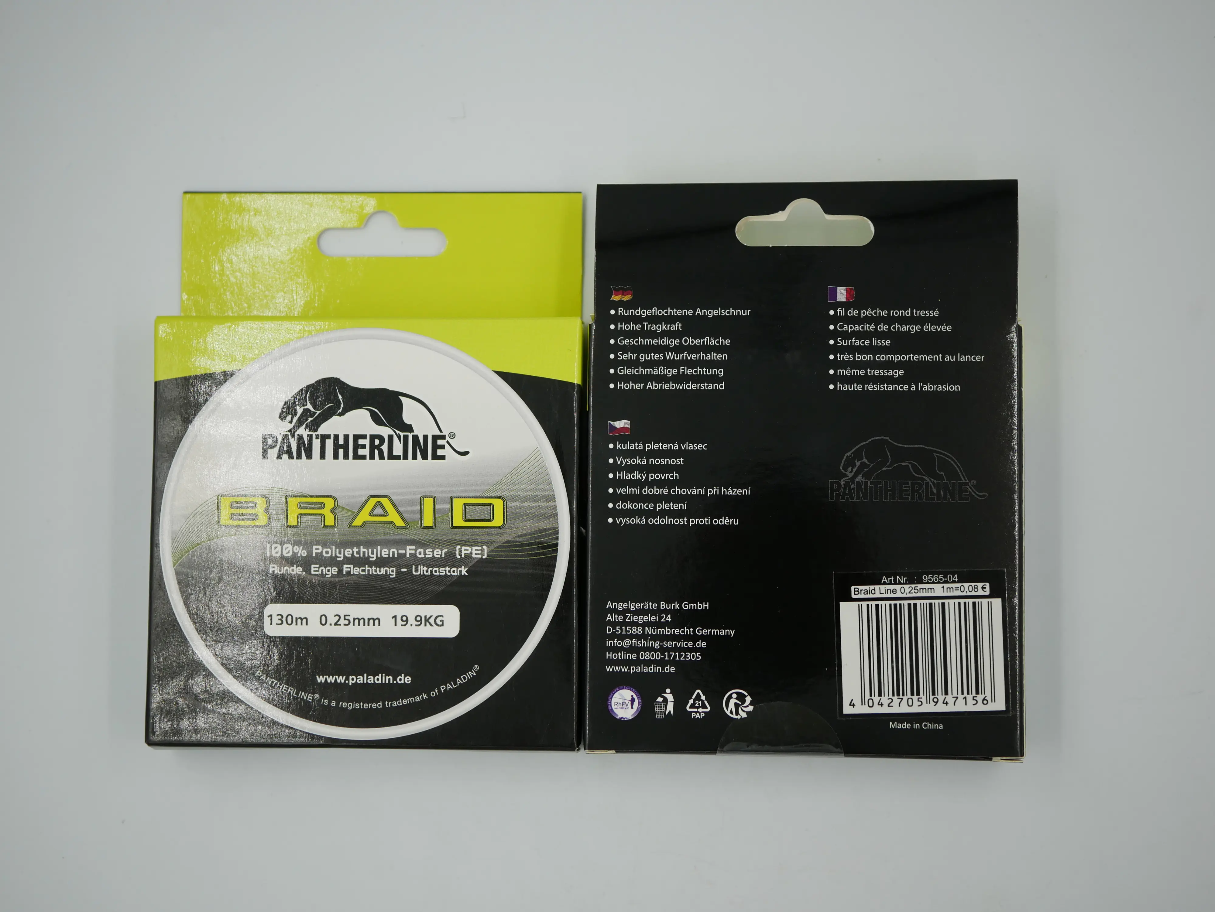 Paladin Angelschnur 0,25mm 130 m fluogelb Paladin Angelschnur 0,25mm 130 m fluogelb