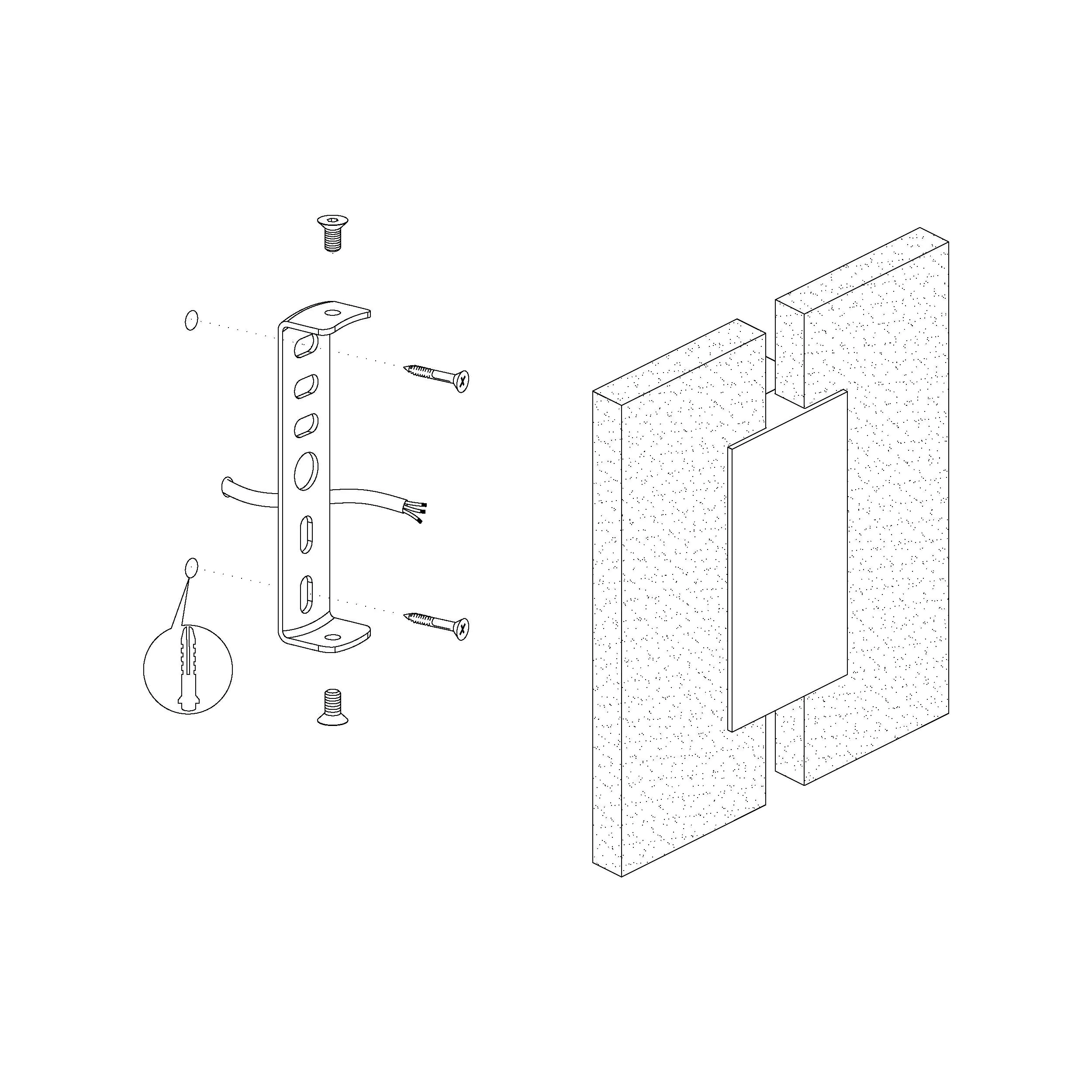 Eglo LED Wandleuchte Metrass 2 nickel-matt 20 x 17 cm warmweiß Eglo LED Wandleuchte Metrass 2 nickel-matt 20 x 17 cm warmweiß