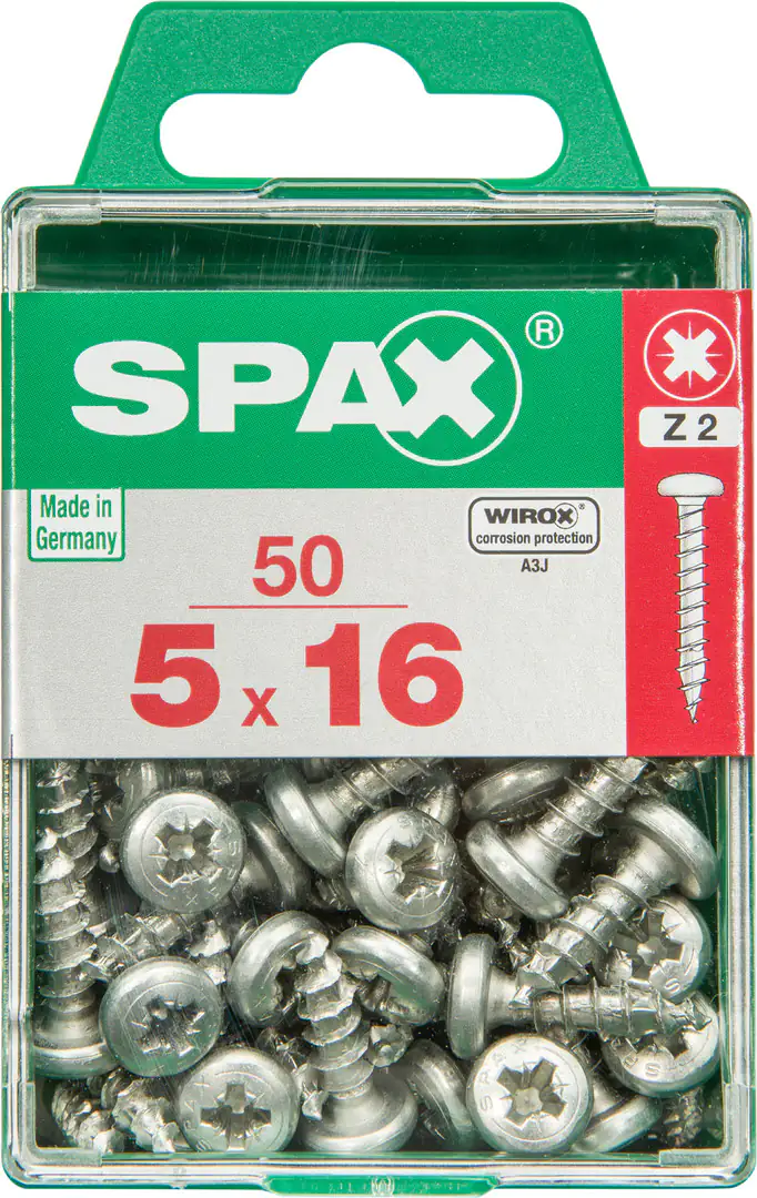 Spax Universalschrauben 5.0 x 16 mm TX 20 - 50 Stk. Spax Universalschrauben 5.0 x 16 mm TX 20 - 50 Stk.
