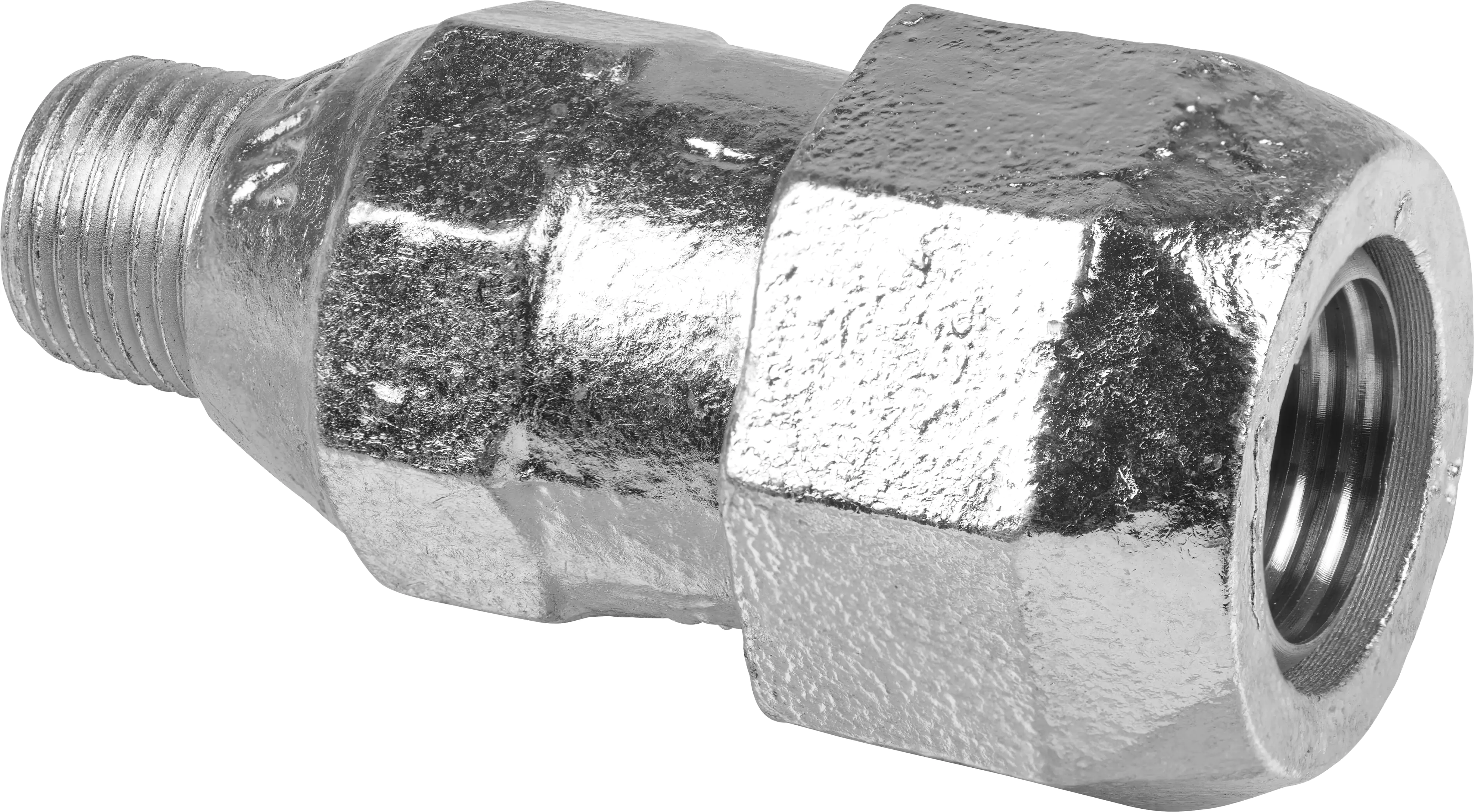 HAGE Klemmverschraubung verzinkt 1/2" Temperguss verzinkt, 1/2" AG