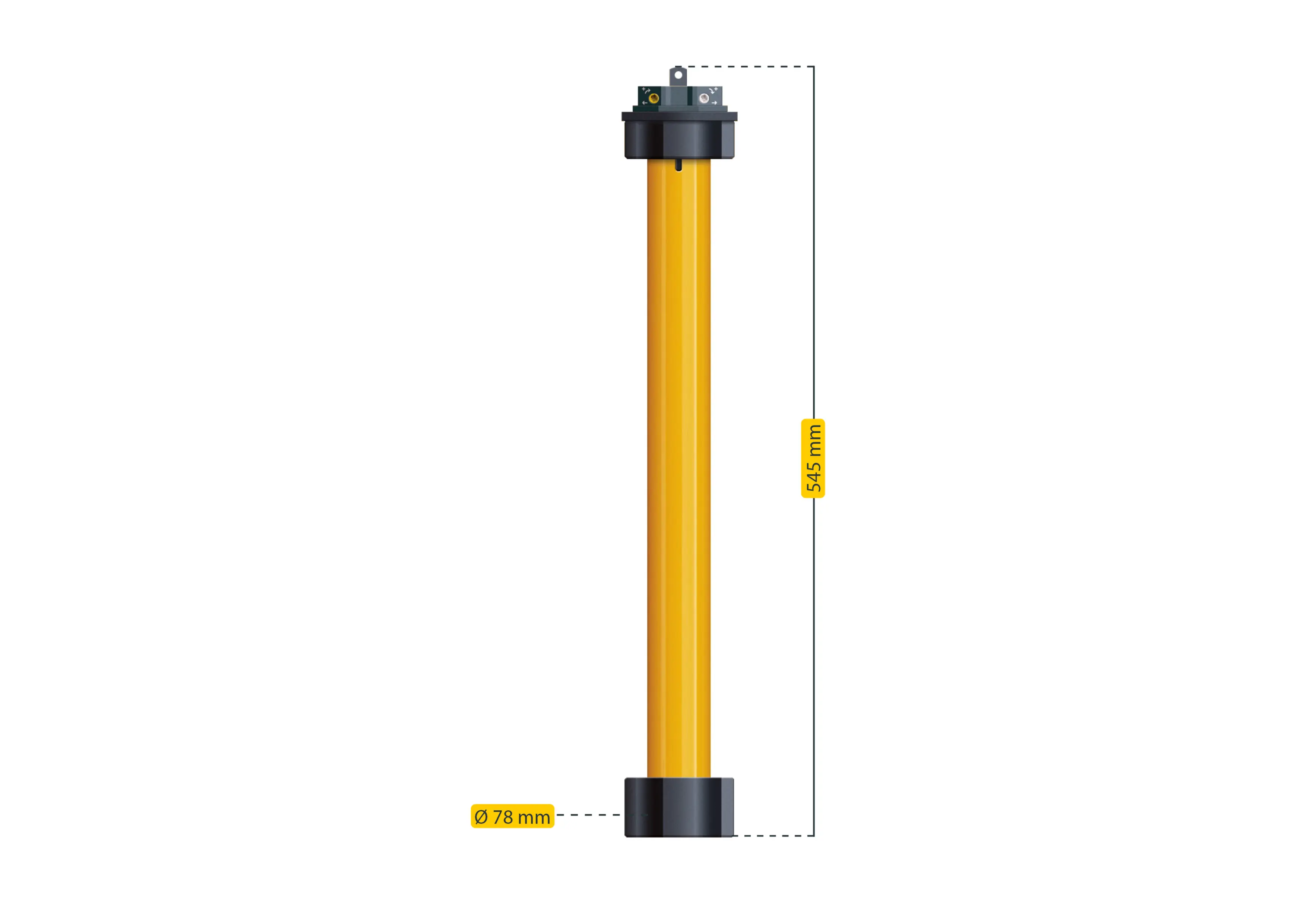 Schellenberg Markisenmotor für 78 mm Rundwelle mit Nut, bis 18 qm