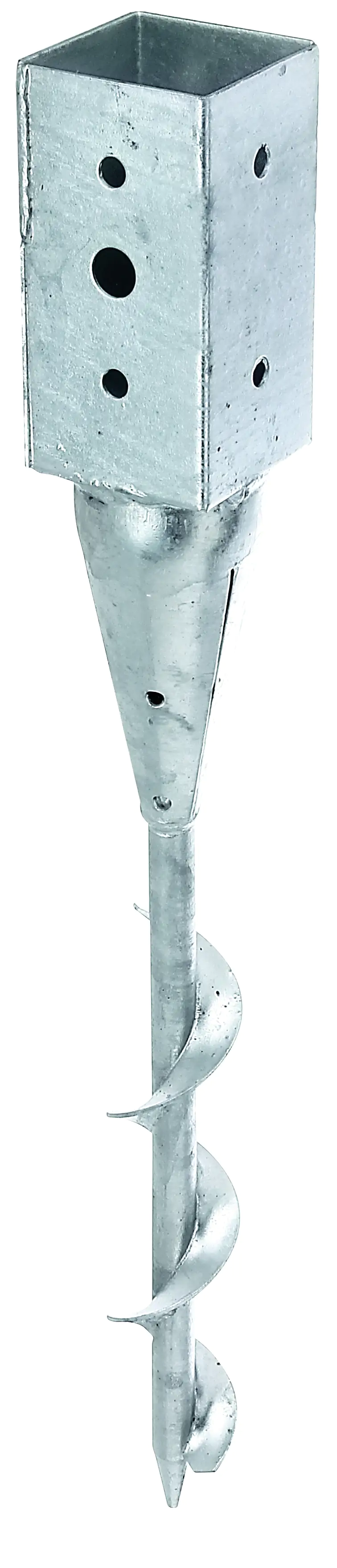 Alberts Einschraub-Bodenhülse 71 x 71 x 595 mm Stahl, feuerverzinkt