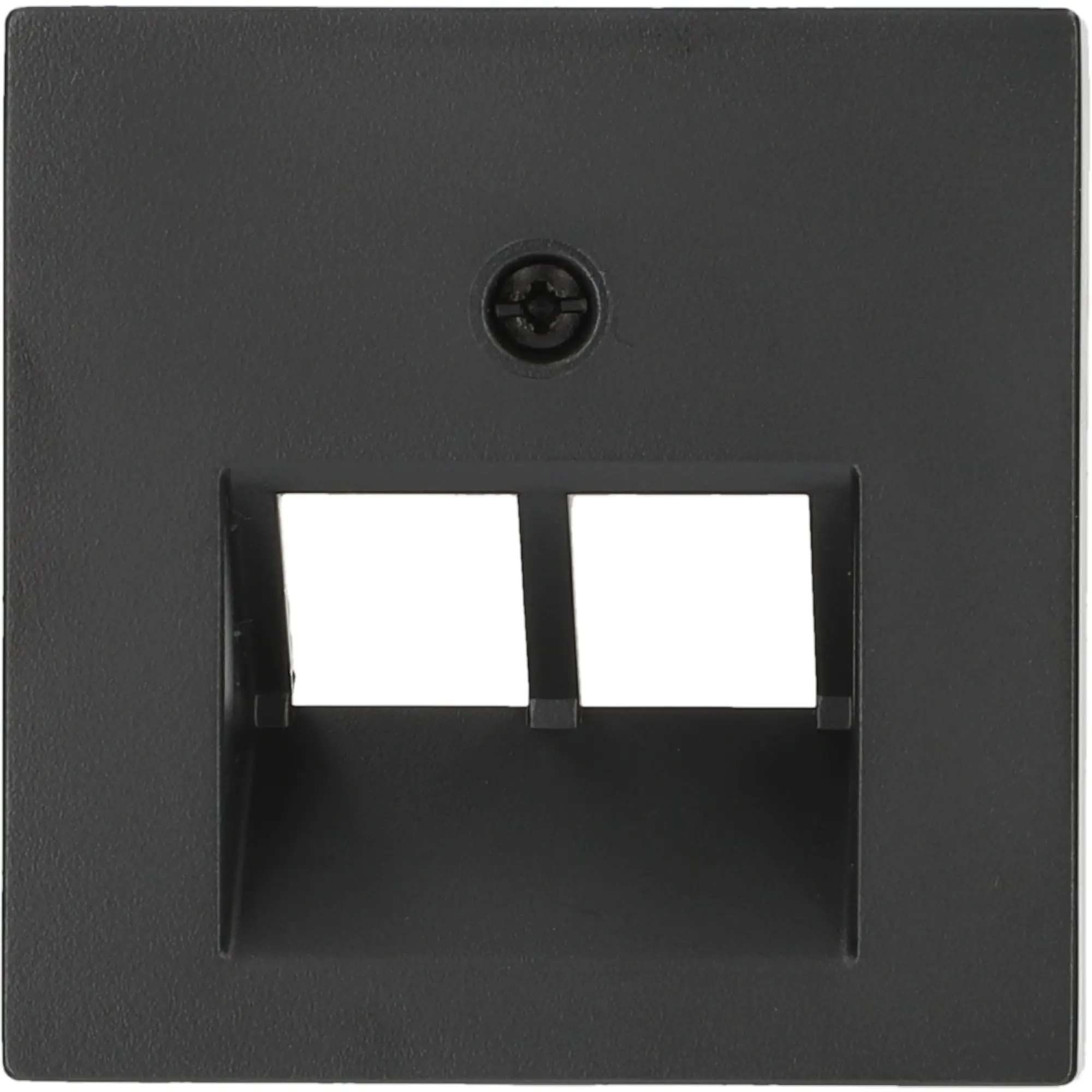 Merten UAE-Abdeckung 2-fach System M, anthrazit, 298014 Merten UAE-Abdeckung 2-fach System M, anthrazit, 298014