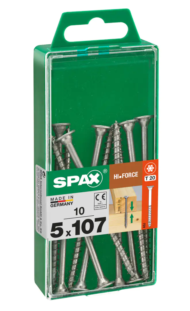 Spax Universalschrauben 5.0 x 87 mm TX 20 - 10 Stk.