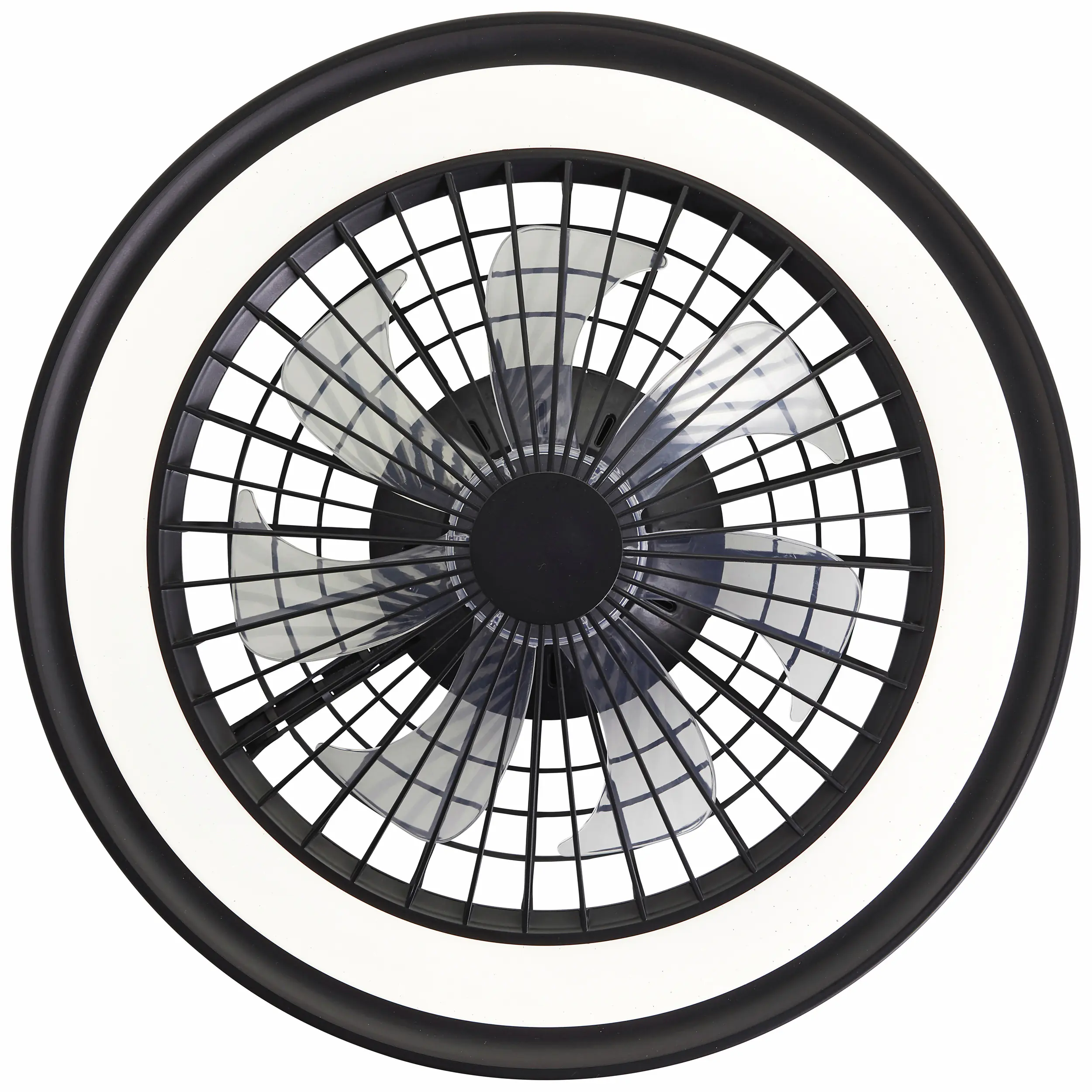 Brilliant LED Deckenventilator Palmero Ø 46,5 cm 40 W schwarz Brilliant LED Deckenventilator Palmero Ø 46,5 cm 40 W schwarz
