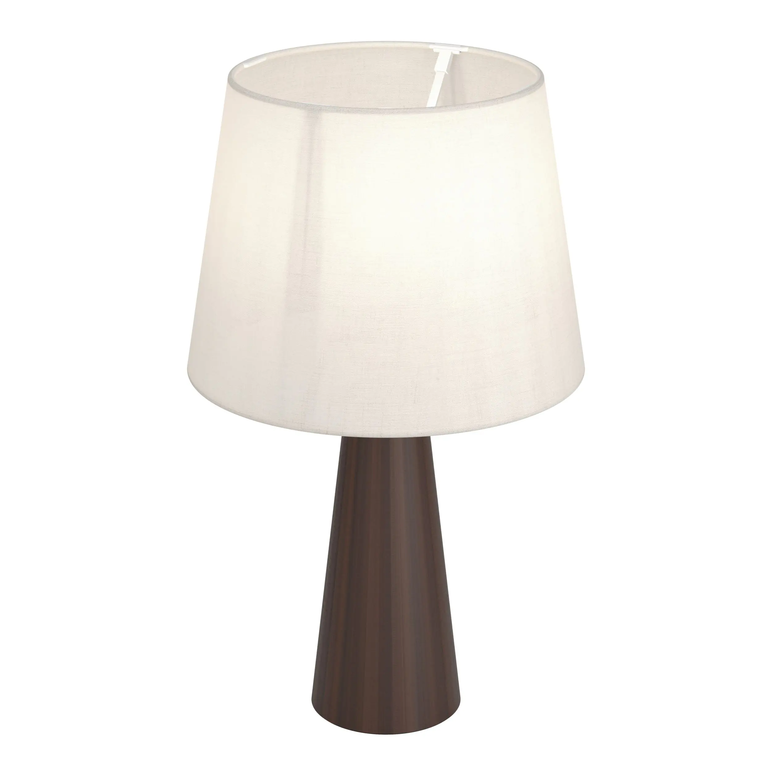 Eglo Tischleuchte Patemisco E27 Ø 25 x 41 cm braun/weiß