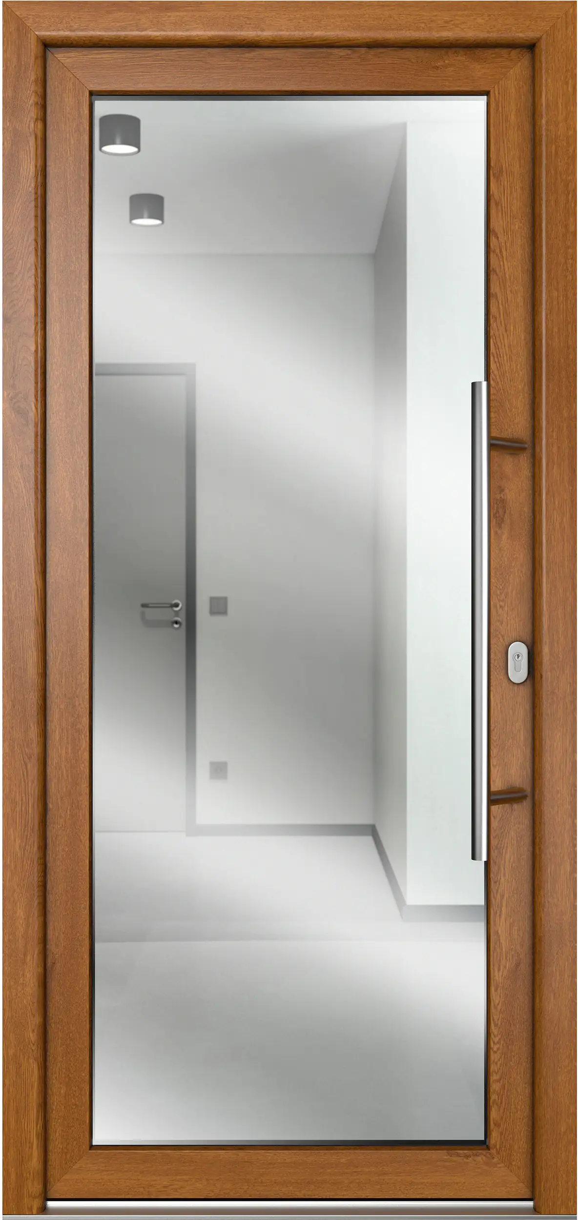 Meeth Haustür Signum PVC Exclusiv PVC Modell 60 88 x 208 cm, DIN rechts, Golden Oak Meeth Haustür Signum PVC Exclusiv PVC Modell 60 88 x 208 cm, DIN rechts, Golden Oak