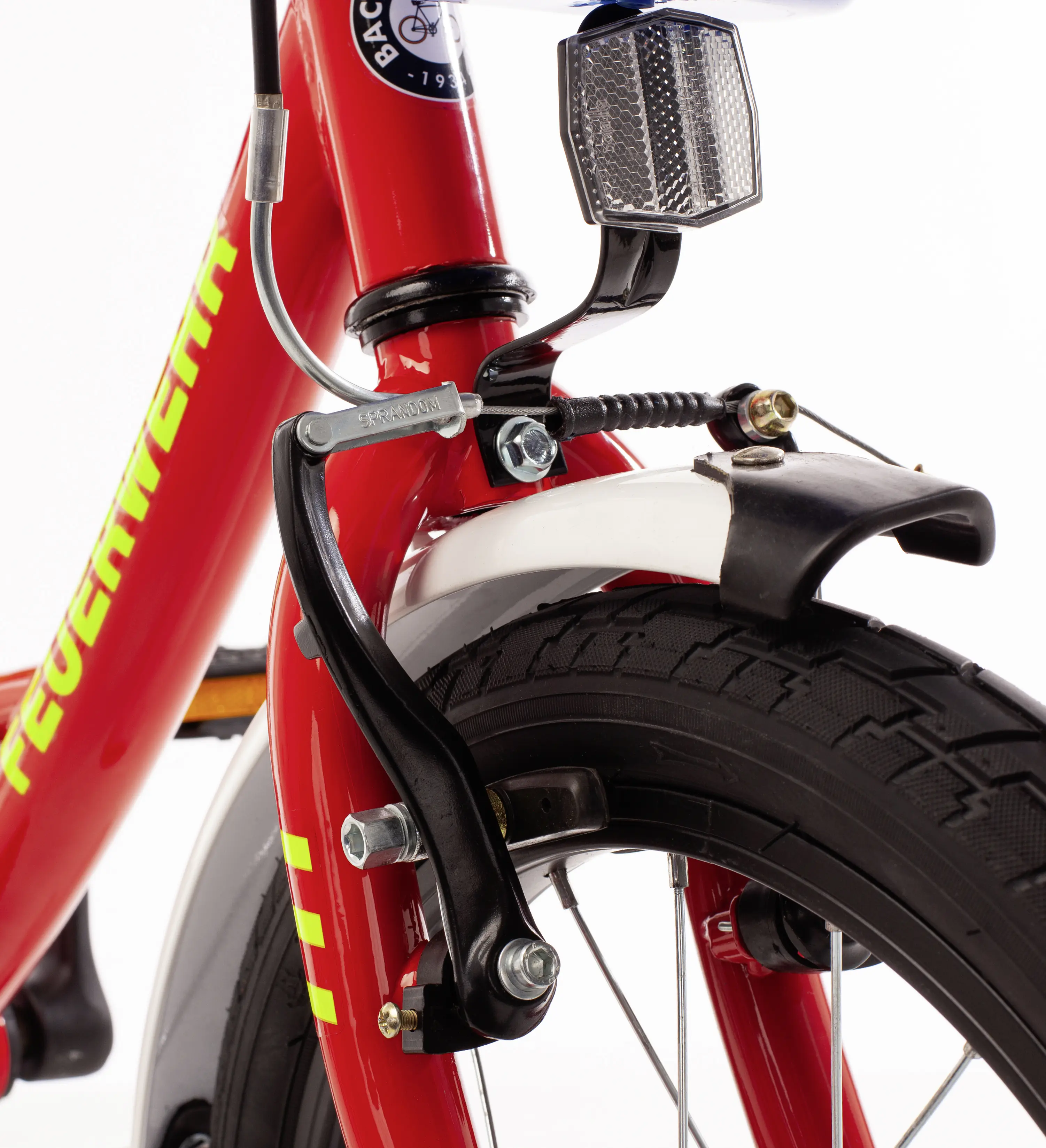 Bachtenkirch Kinderfahrrad Feuerwehr 18 Zoll feuerrot