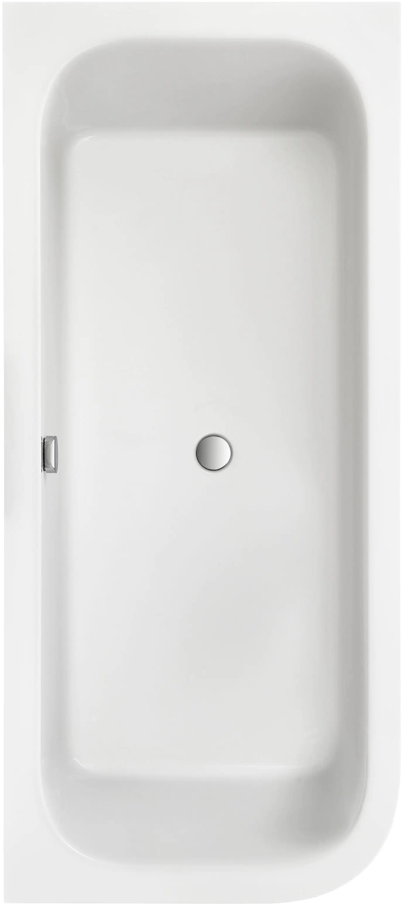 Ottofond Badewanne Spirit links 180x80 cm, weiß