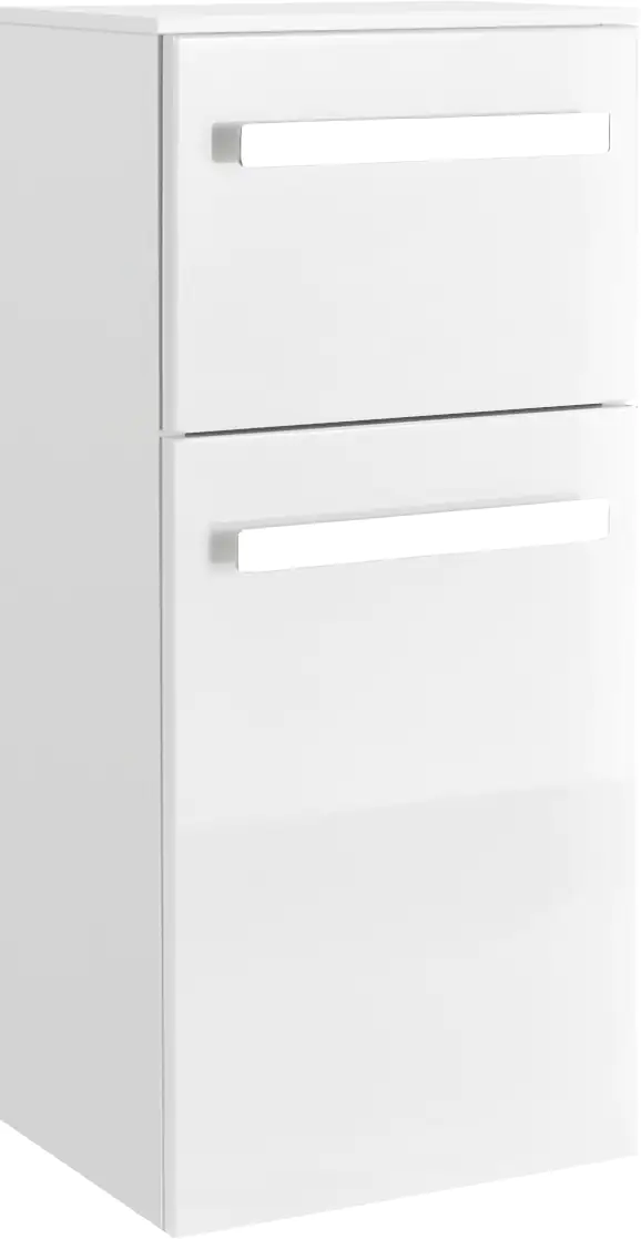 Pelipal Highboard Fokus 4005 Lack polarweiß Hochglanz, Breite 30 cm