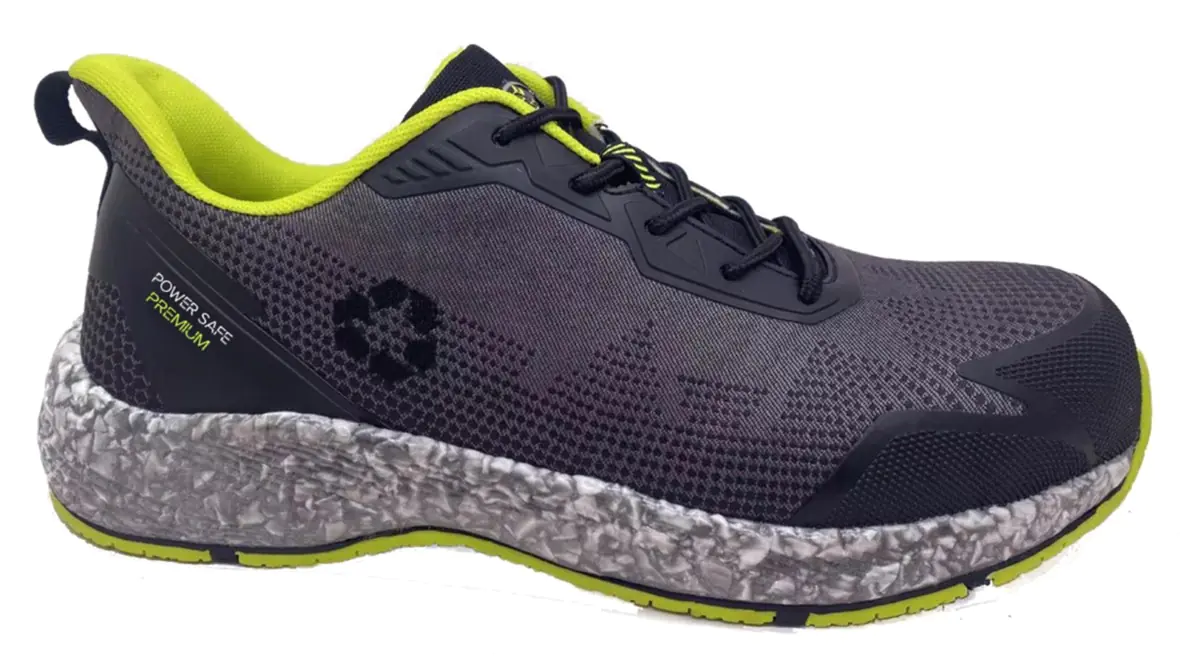 Sicherheitshalbschuh Ecostar Low S1P schwarz-neongrün Sicherheitshalbschuh Ecostar Low S1P schwarz-neongrün