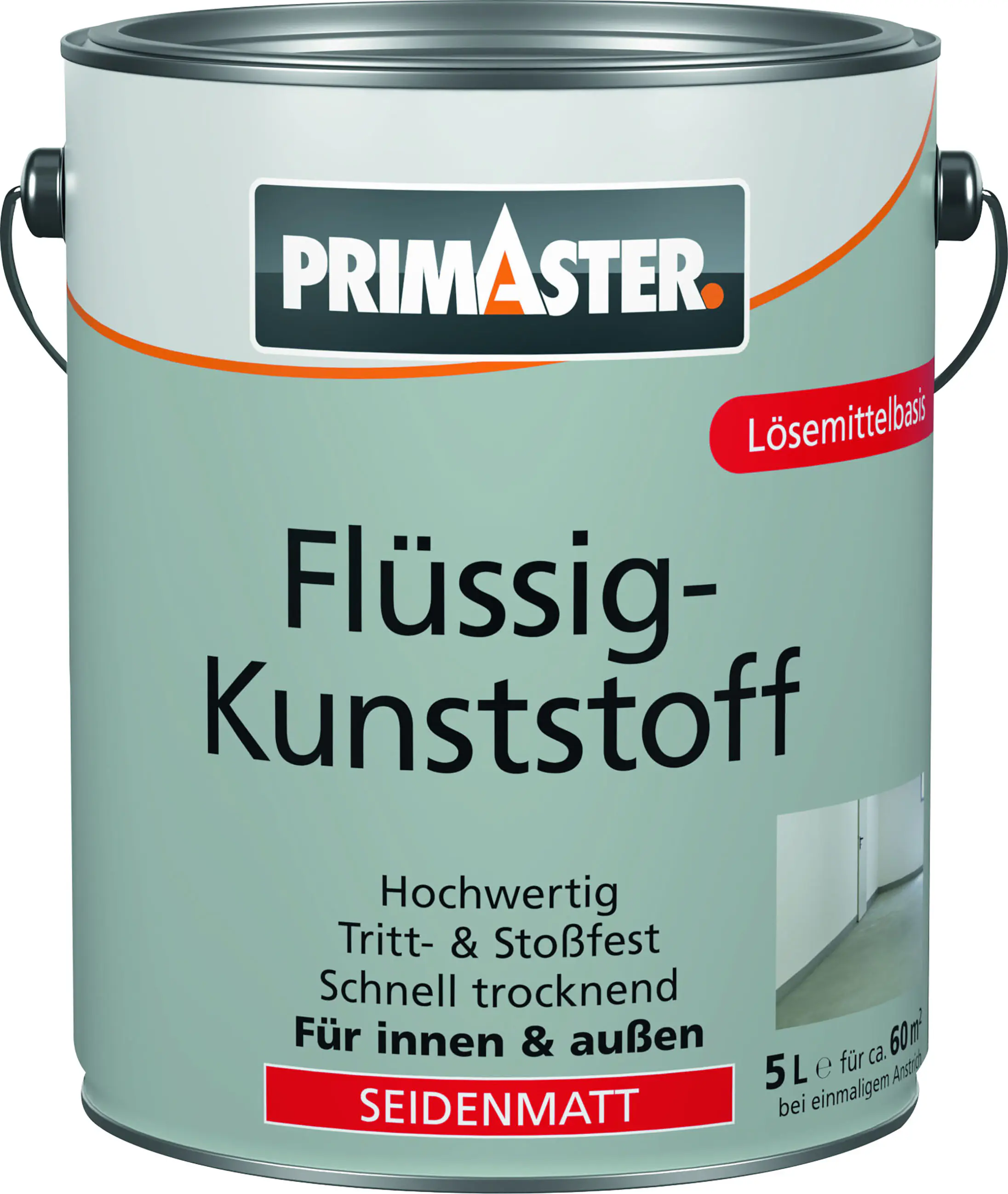Primaster Flüssigkunststoff seidenmatt 5 L silbergrau