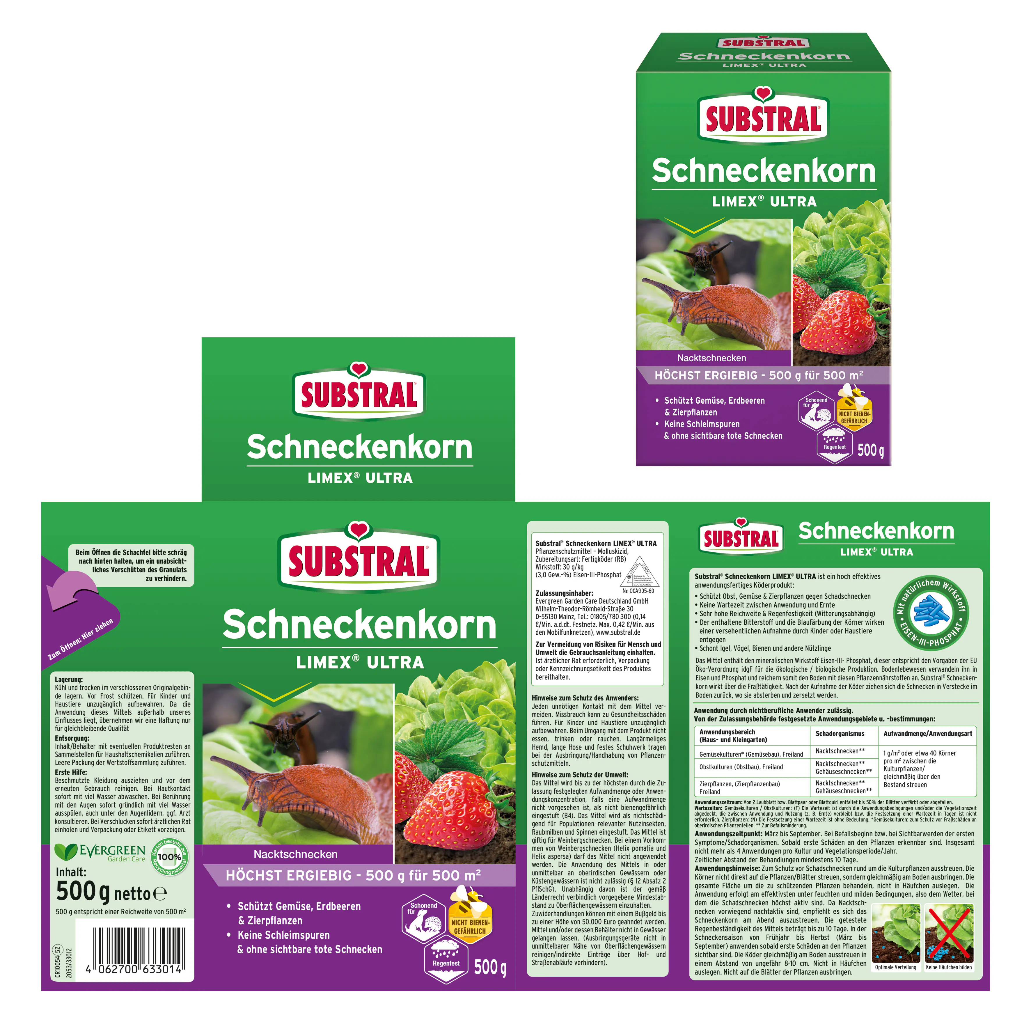 Substral Schneckenkorn Limex Ultra 500 g Substral Schneckenkorn Limex Ultra 500 g
