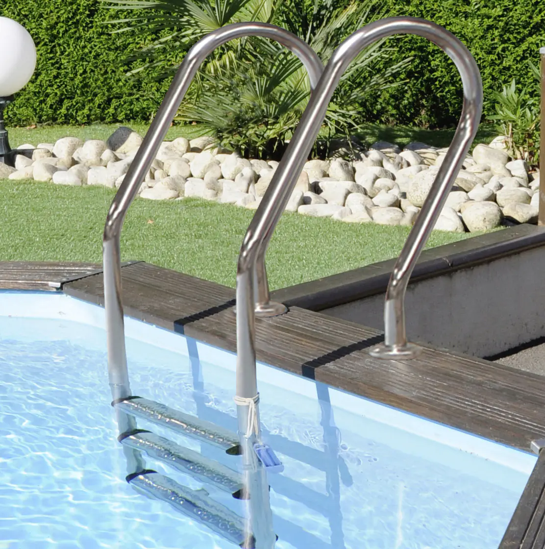 Gre Holzpool Marbella 2 Komplettset rechteckig 420 x 270 x 117 cm natur