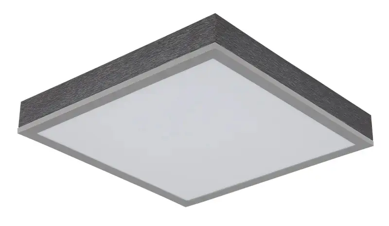 Globo Deckenleuchte Doro 30 x 30 cm L x B silber warmweiß